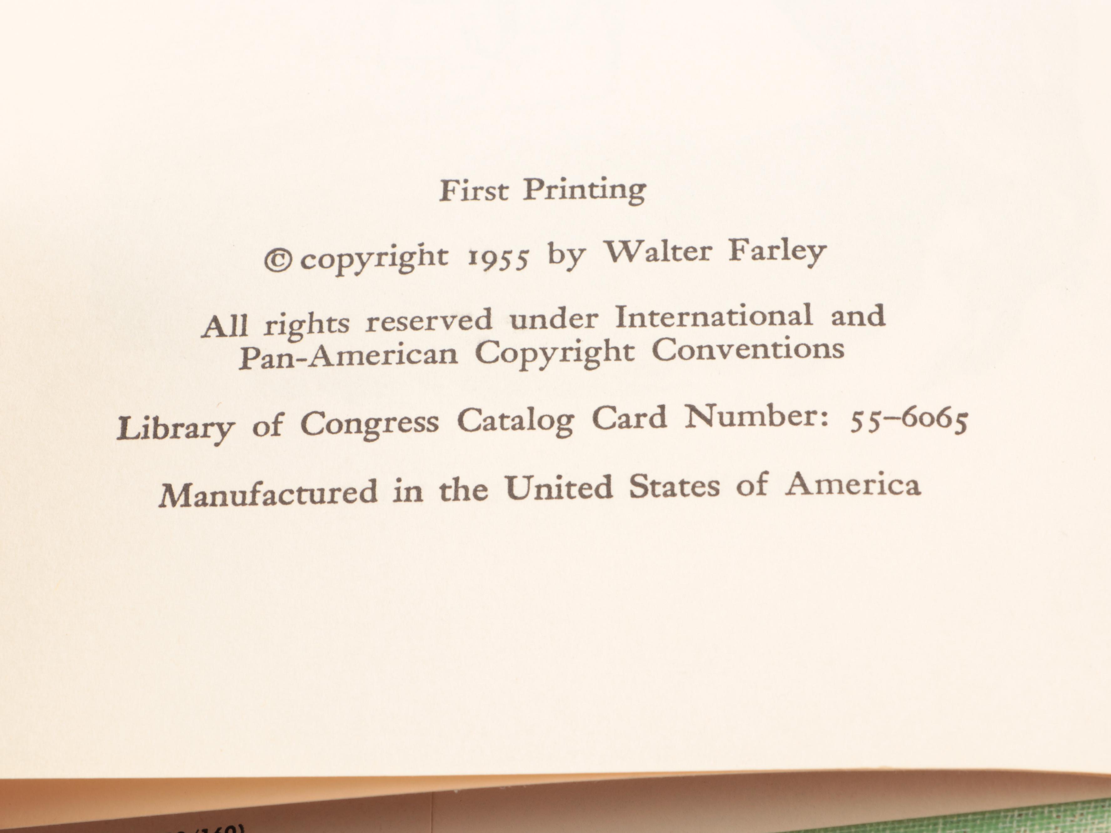 First Edition "The Island Stallion Races" by Walter Farley and More Horse Books