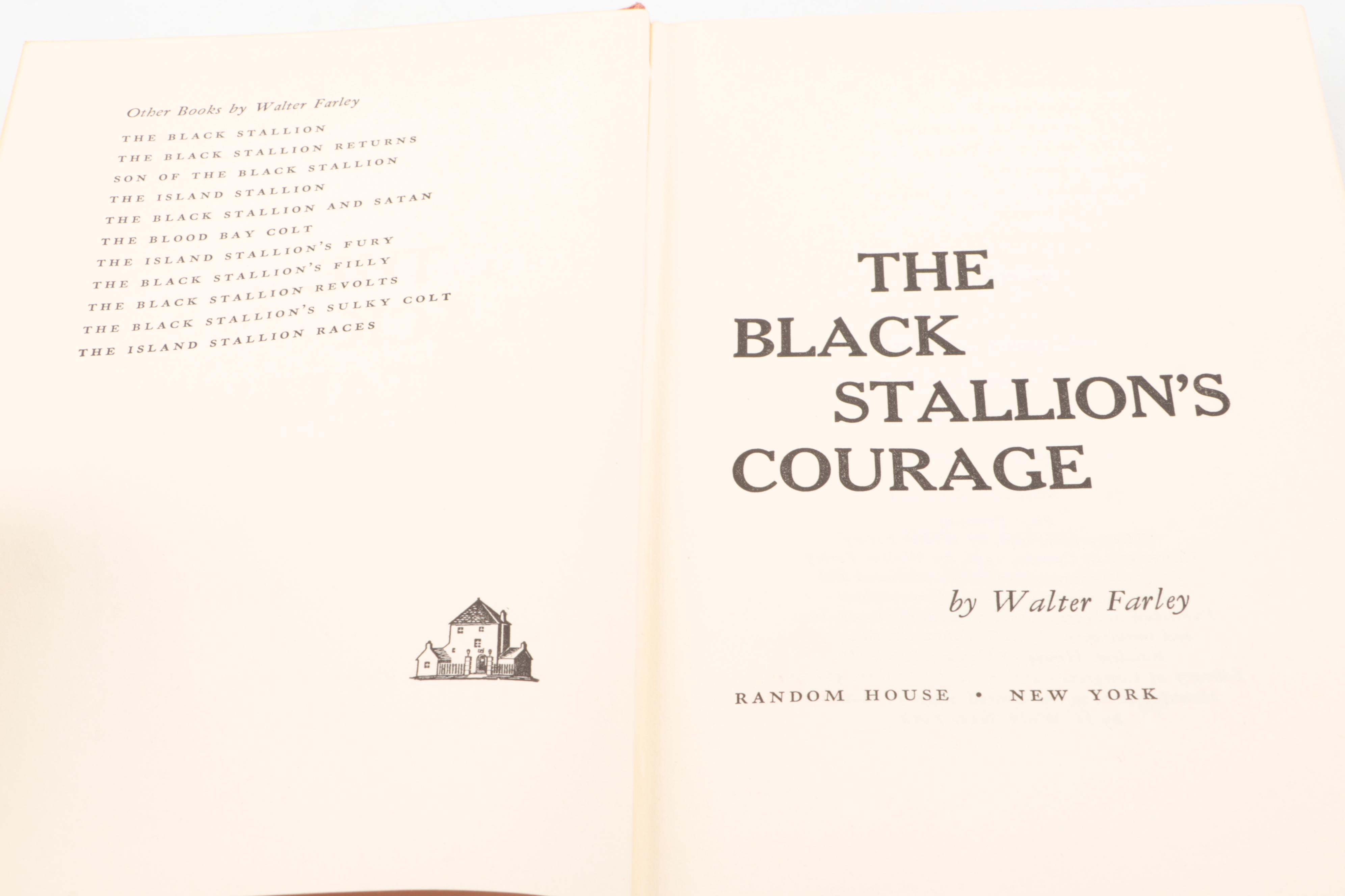 First Edition "The Island Stallion Races" by Walter Farley and More Horse Books