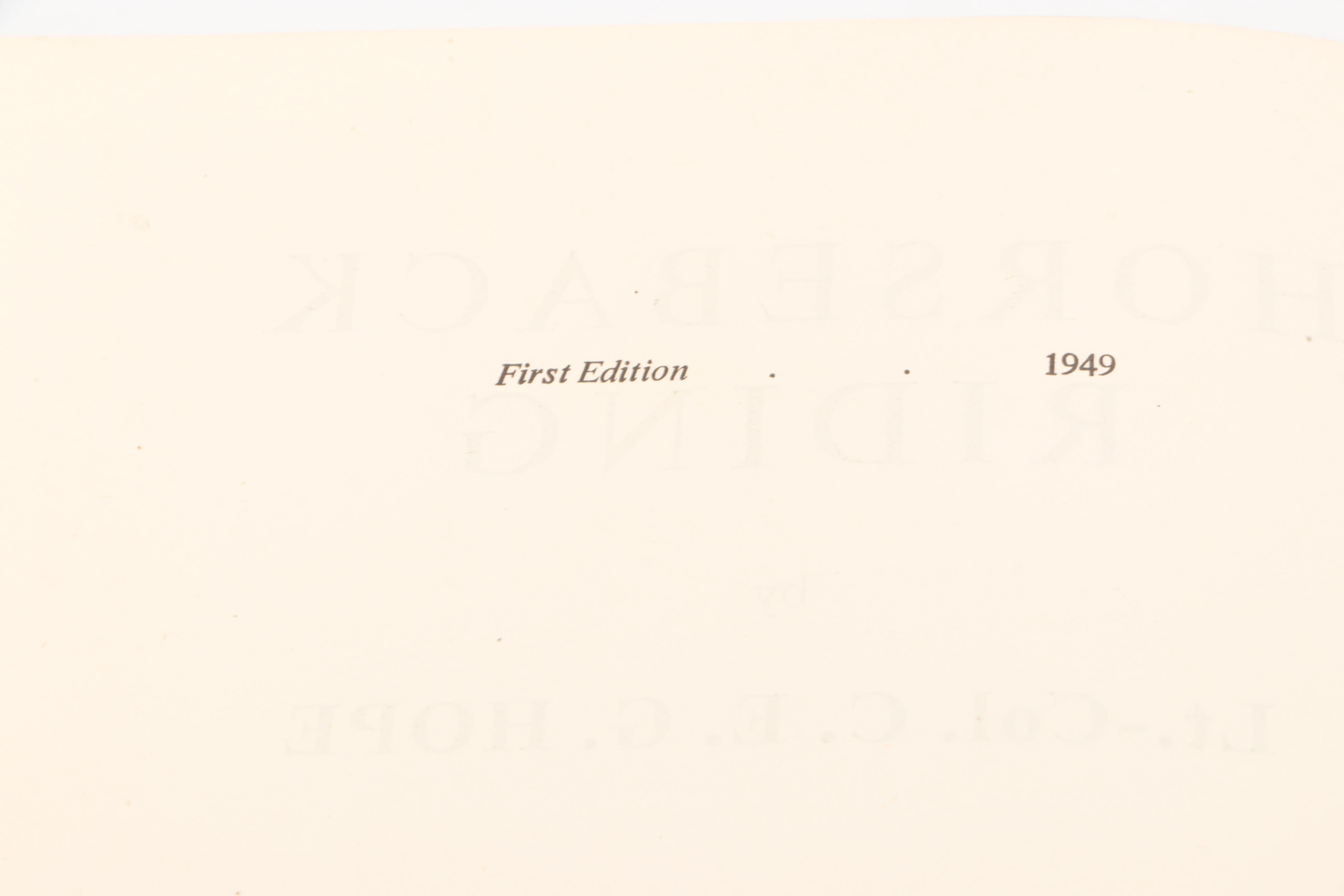 First Edition "The Island Stallion Races" by Walter Farley and More Horse Books