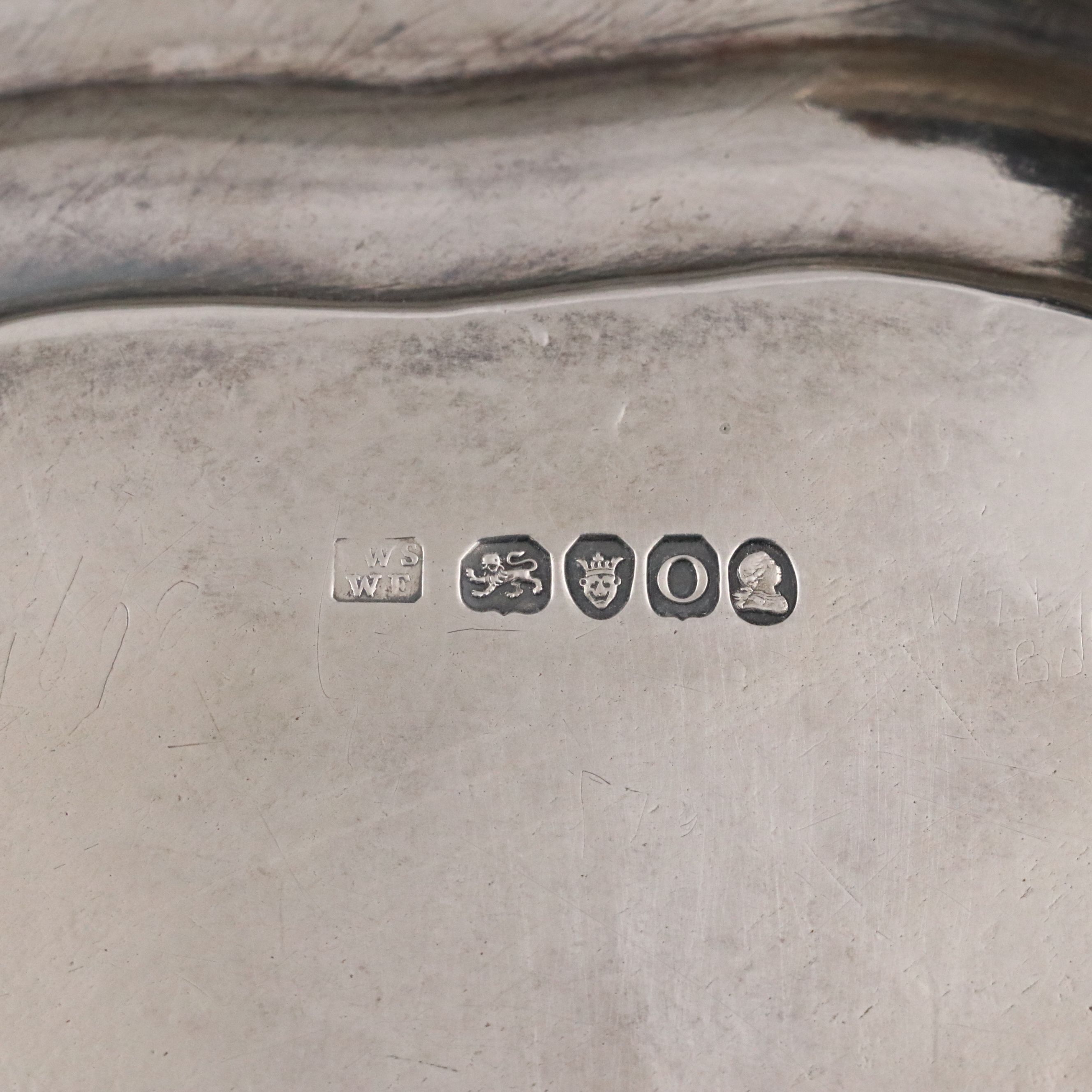 George III Sterling Silver Heraldic Salver, 1809