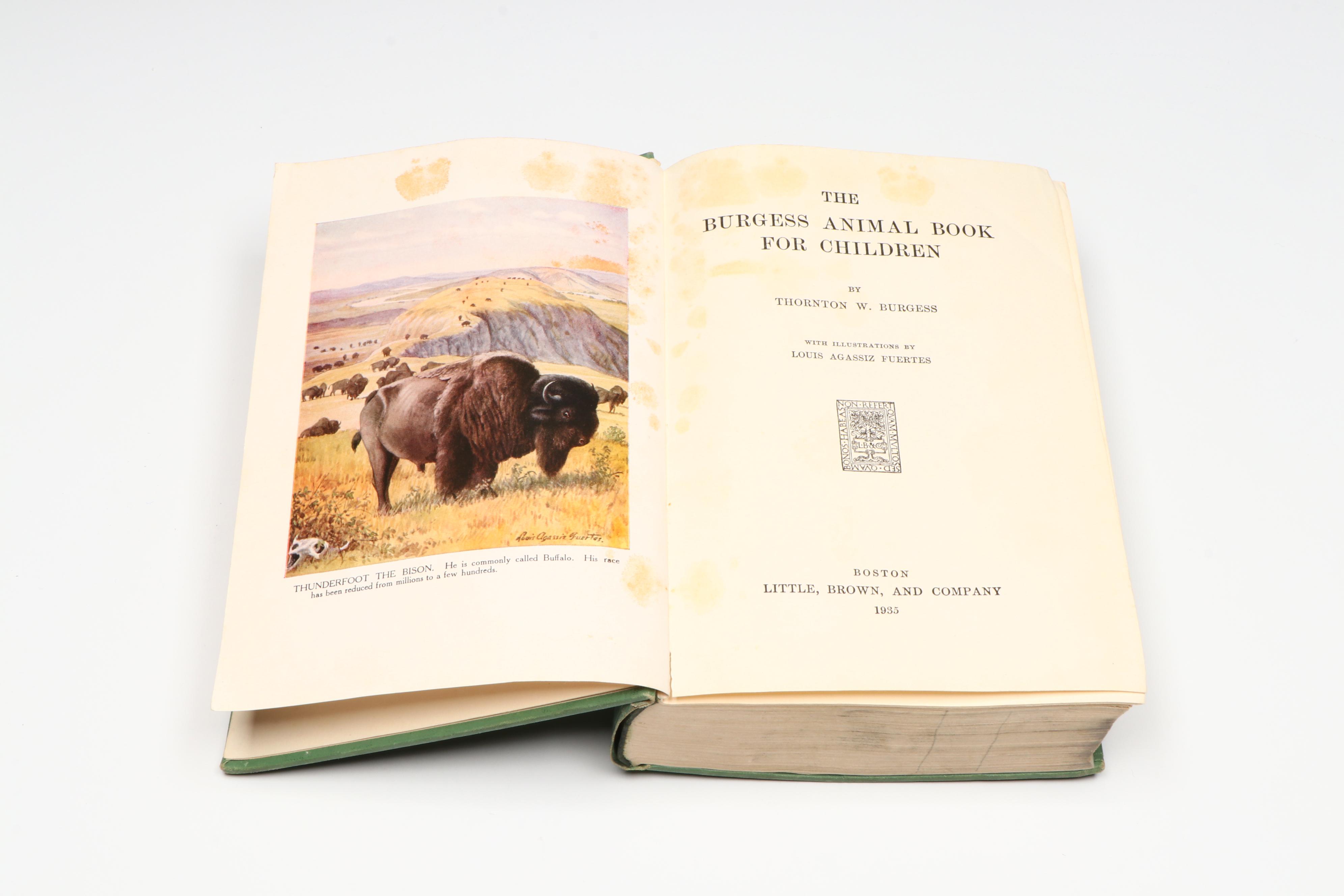 "The Burgess Animal Book for Children" and "Animal Stories" by Thornton Burgess