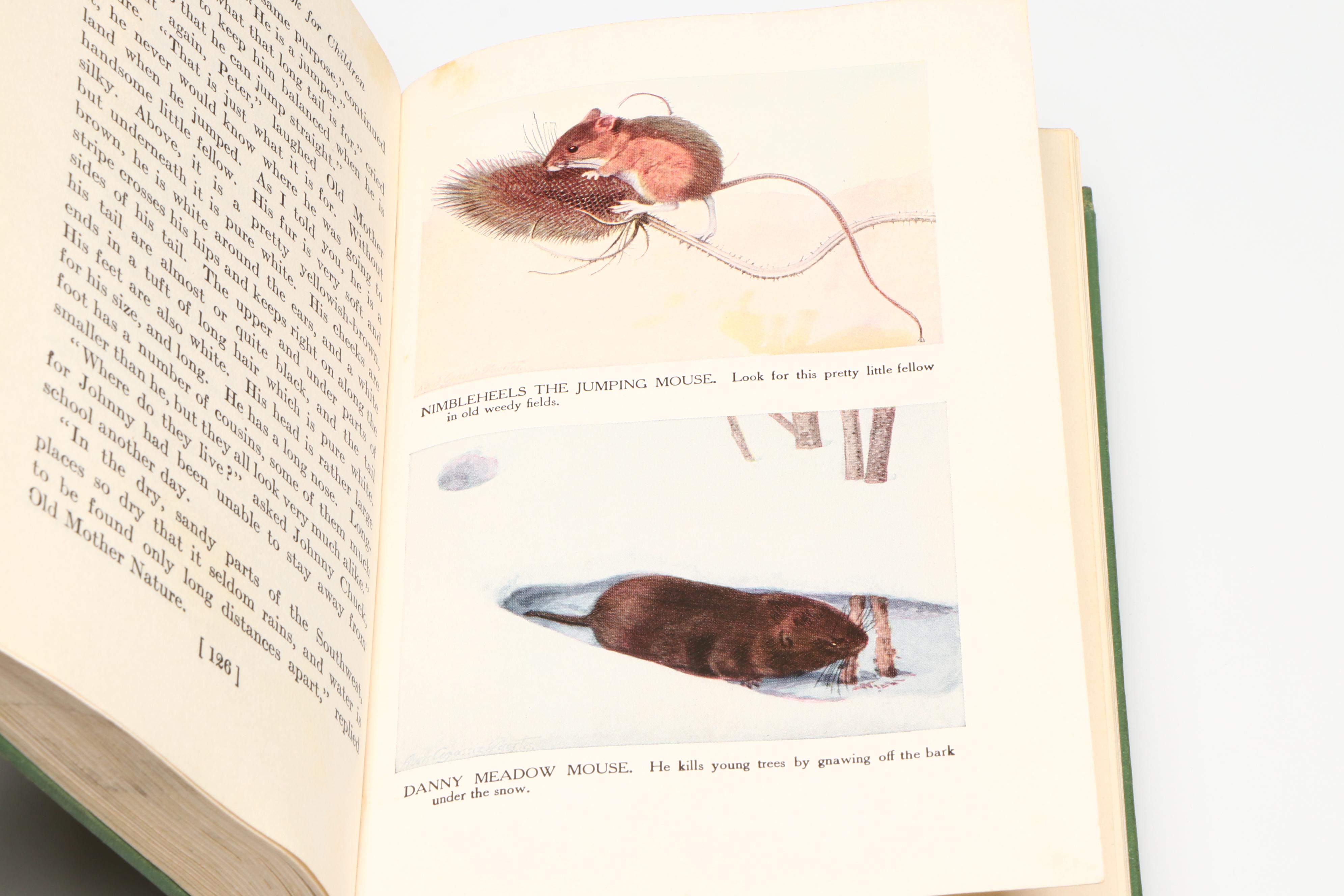 "The Burgess Animal Book for Children" and "Animal Stories" by Thornton Burgess