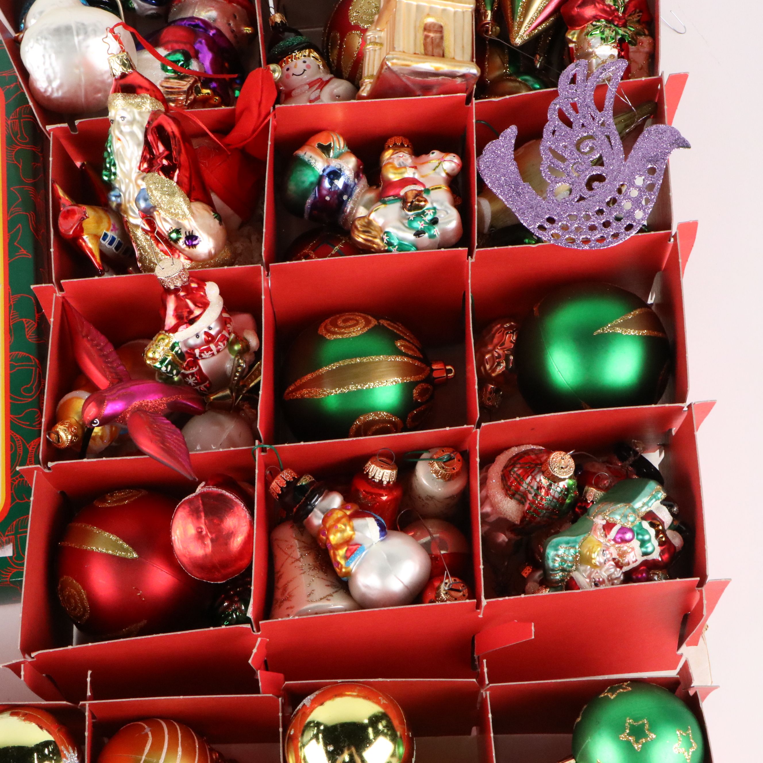 Mold Blown Glass and Other Christmas Ornaments