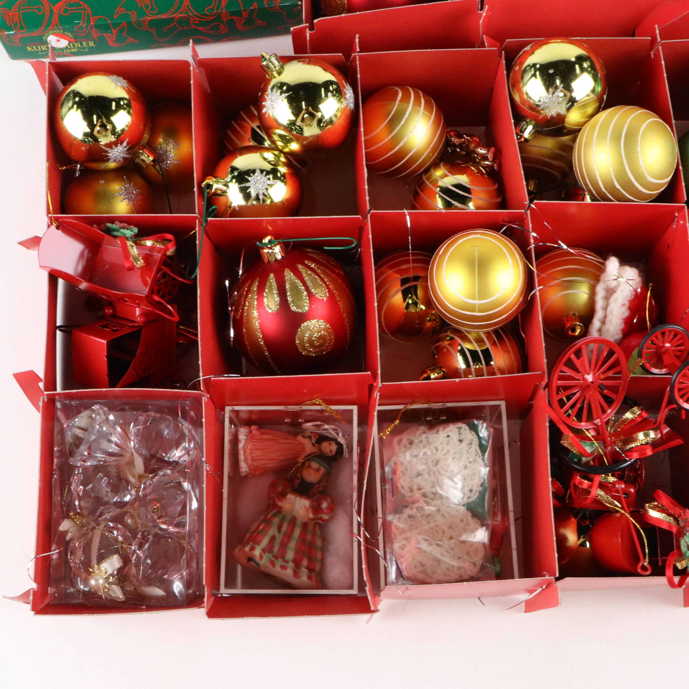 Mold Blown Glass and Other Christmas Ornaments