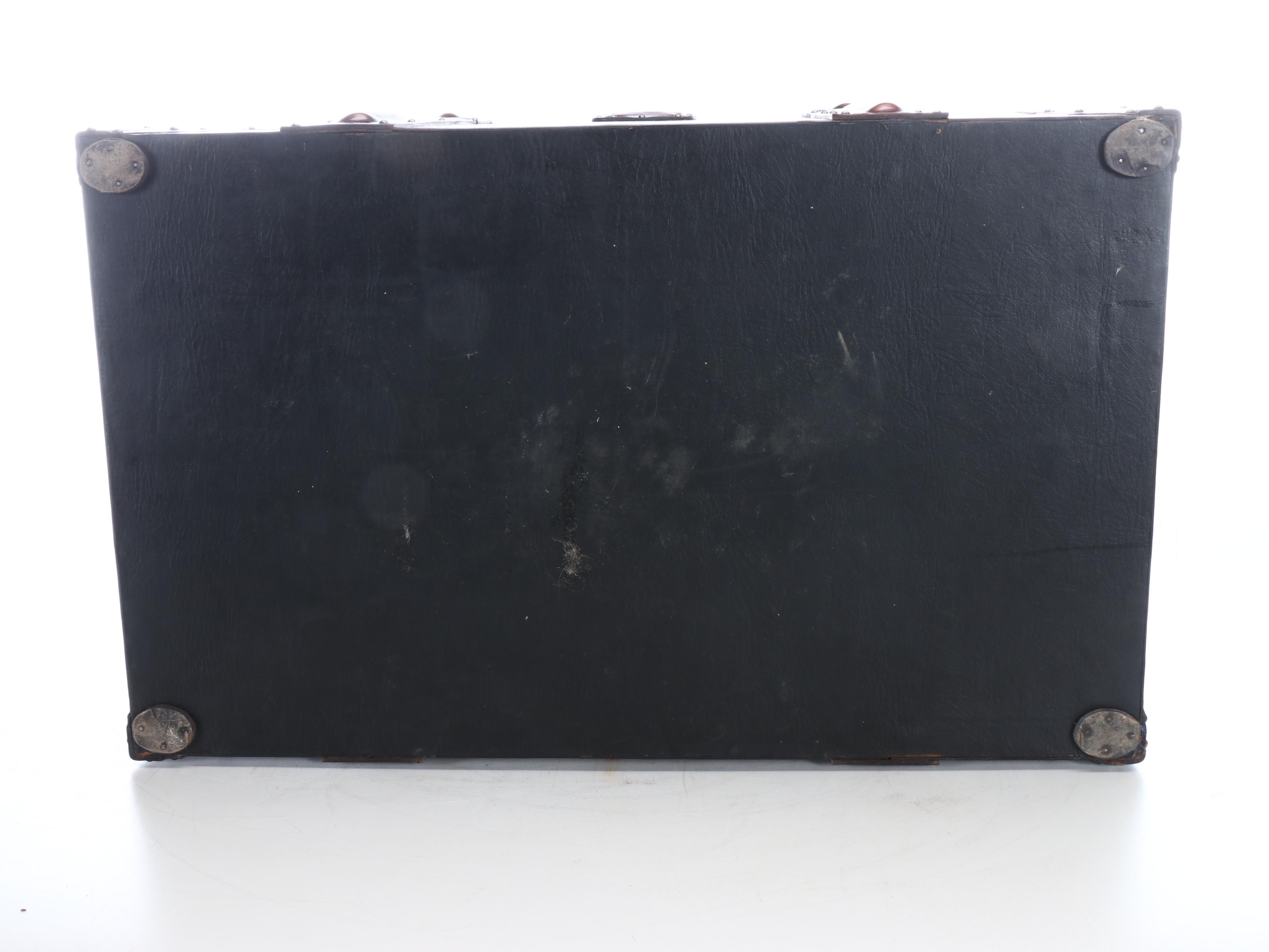 Leather Storage Trunk