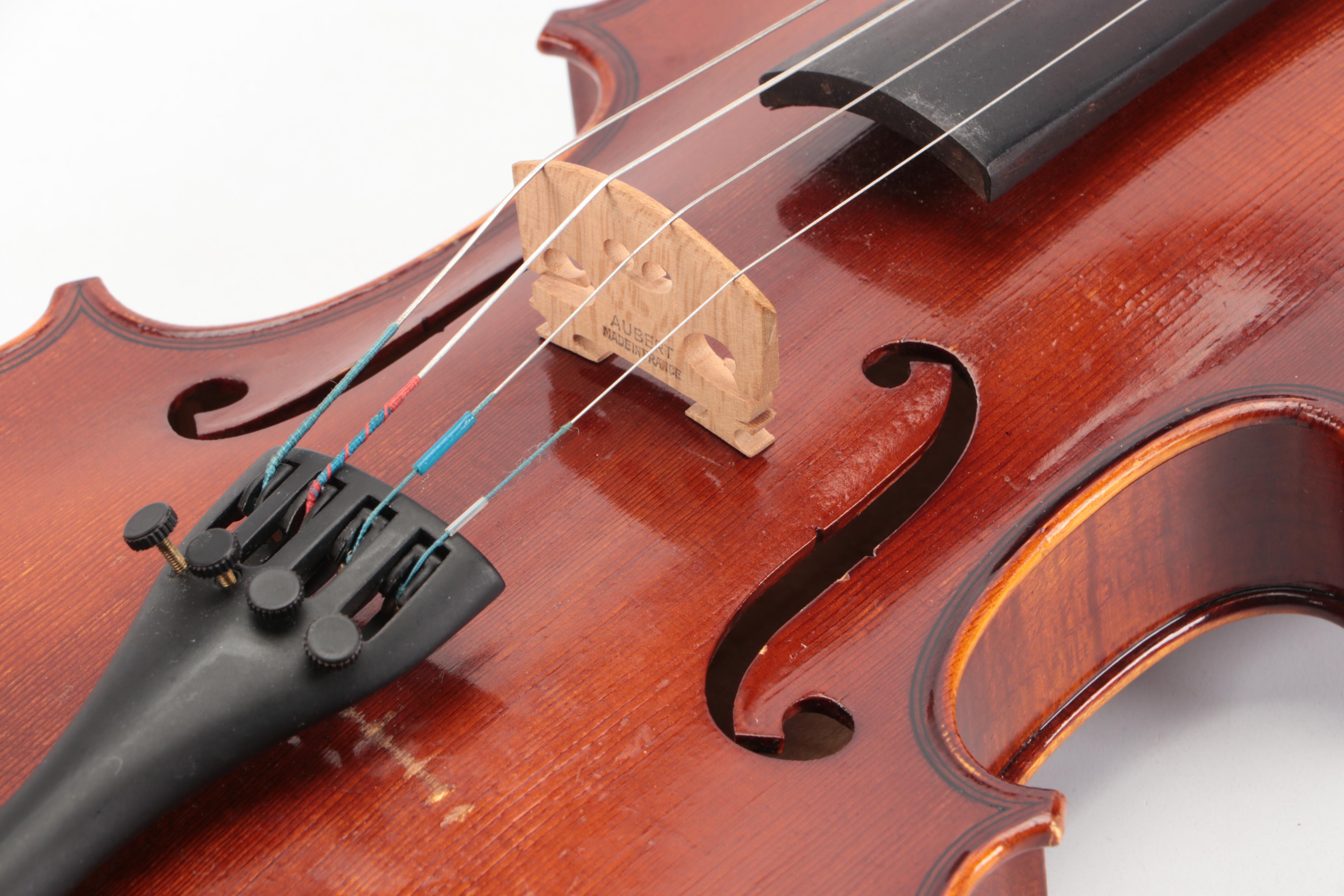3/4 Sized Wooden Violin with Travel Case