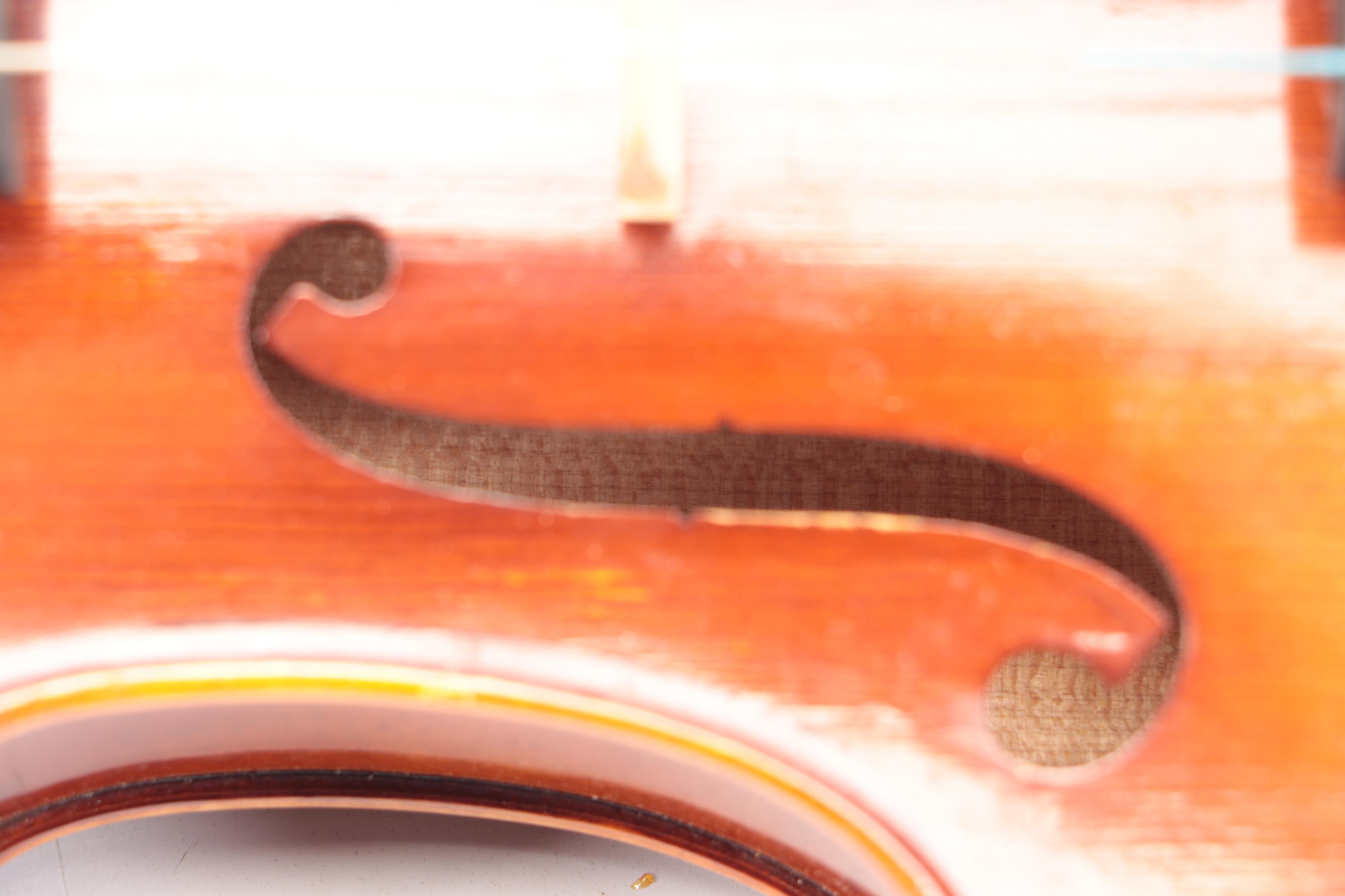 3/4 Sized Wooden Violin with Travel Case