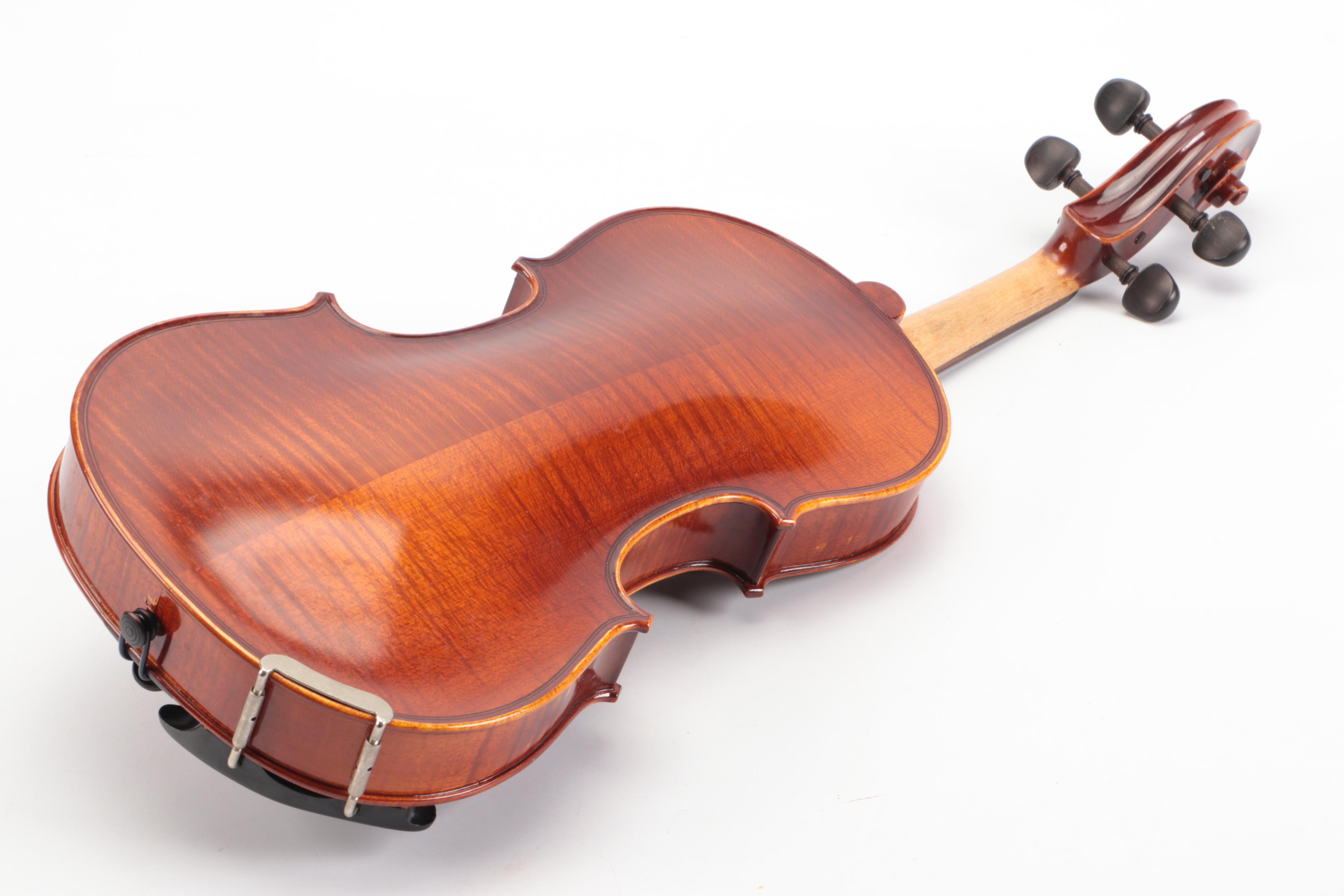 3/4 Sized Wooden Violin with Travel Case