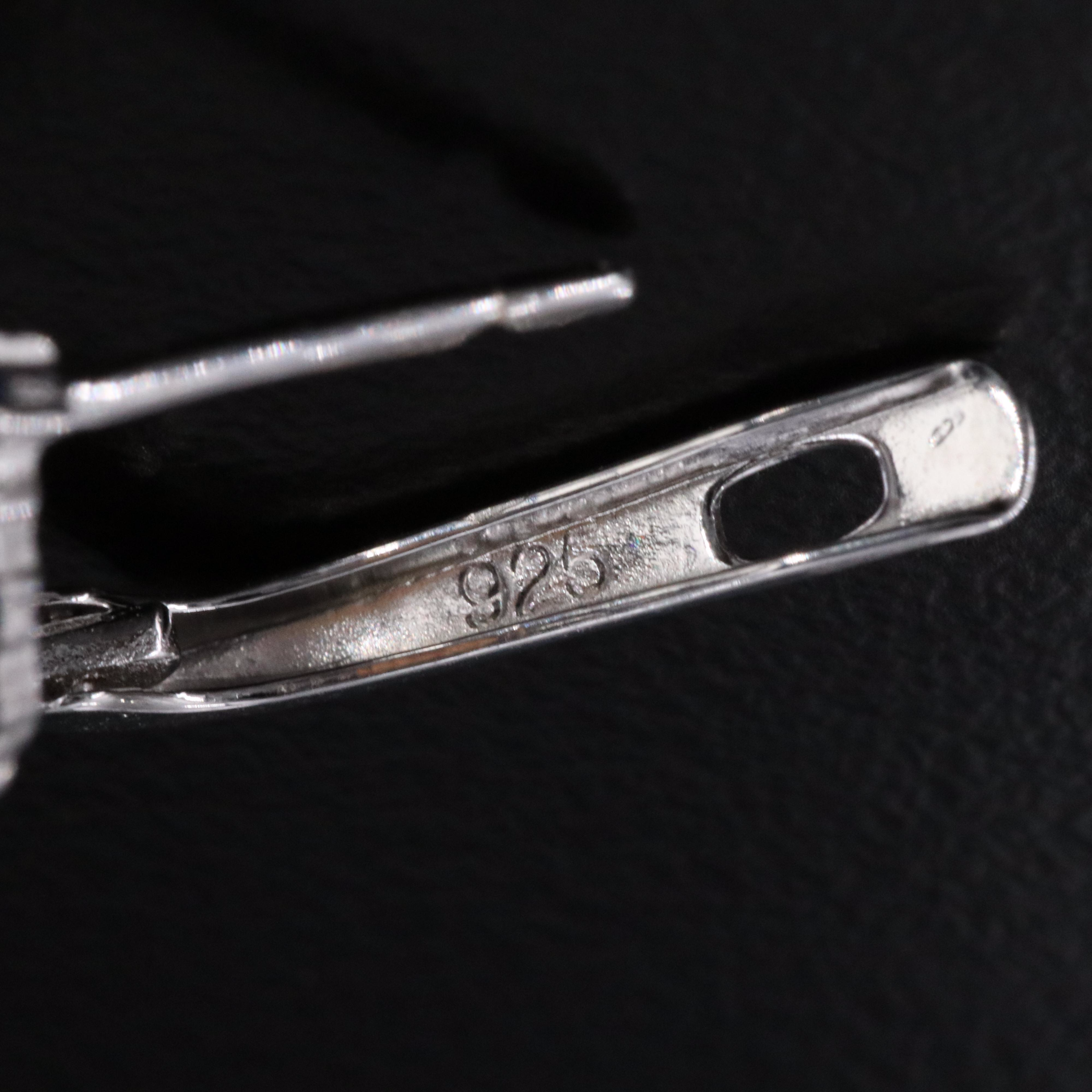 Sterling Opal and Sapphire Earrings