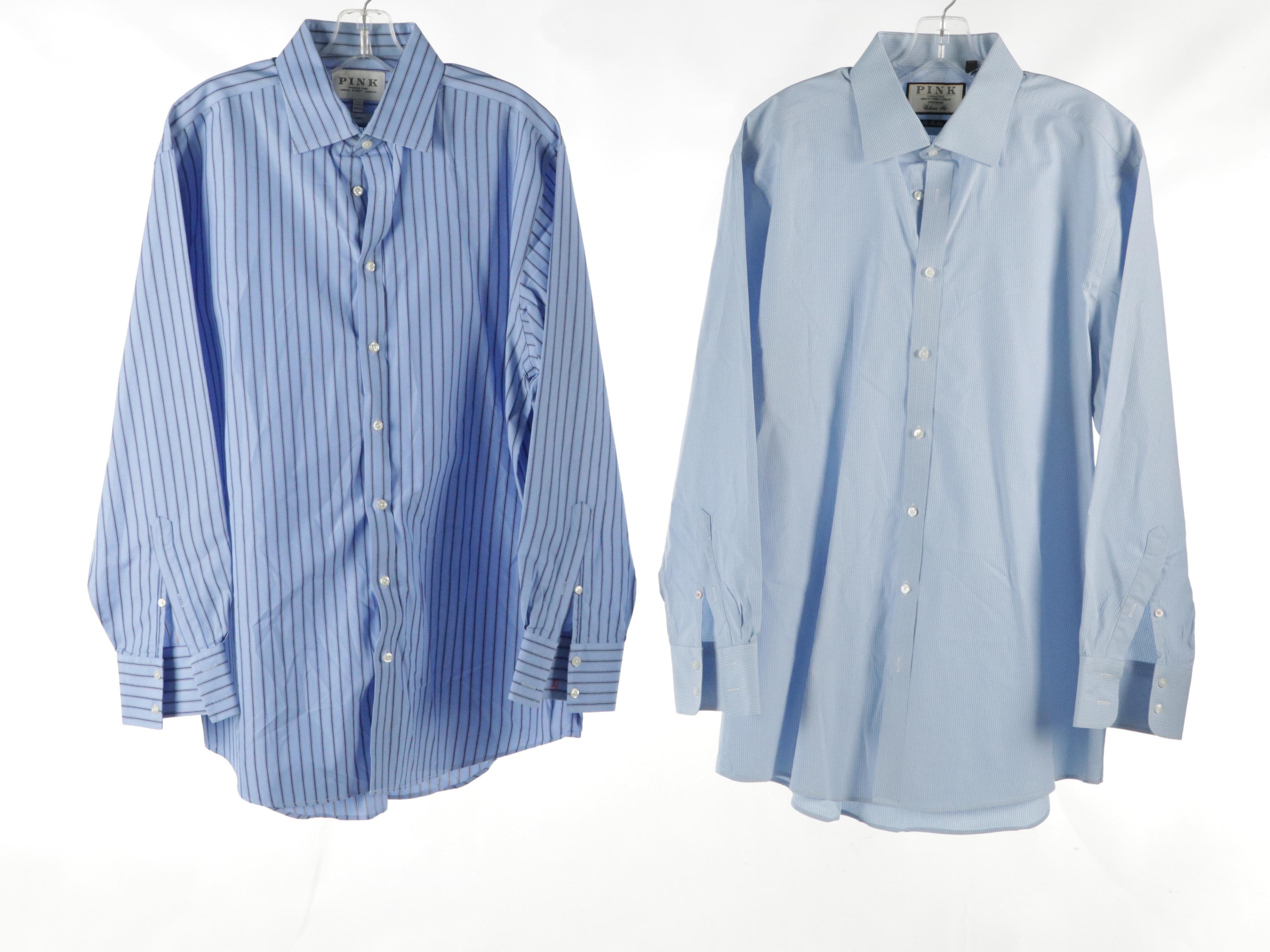 Men's Patterned Button-Front Shirts Featuring Tommy Hilfiger, Nautica, and More
