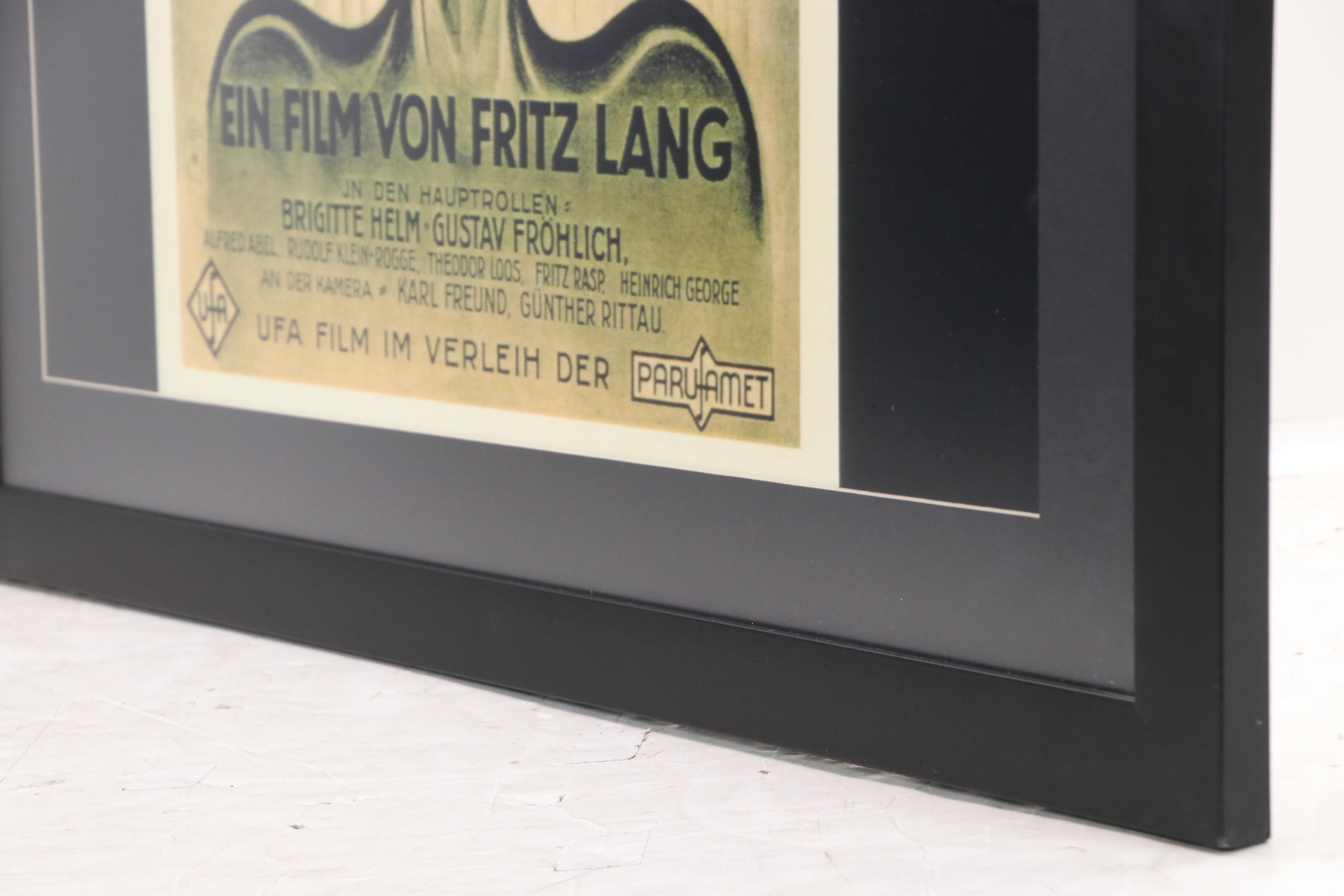 "Metropolis" Giclée Movie Poster Reproduction