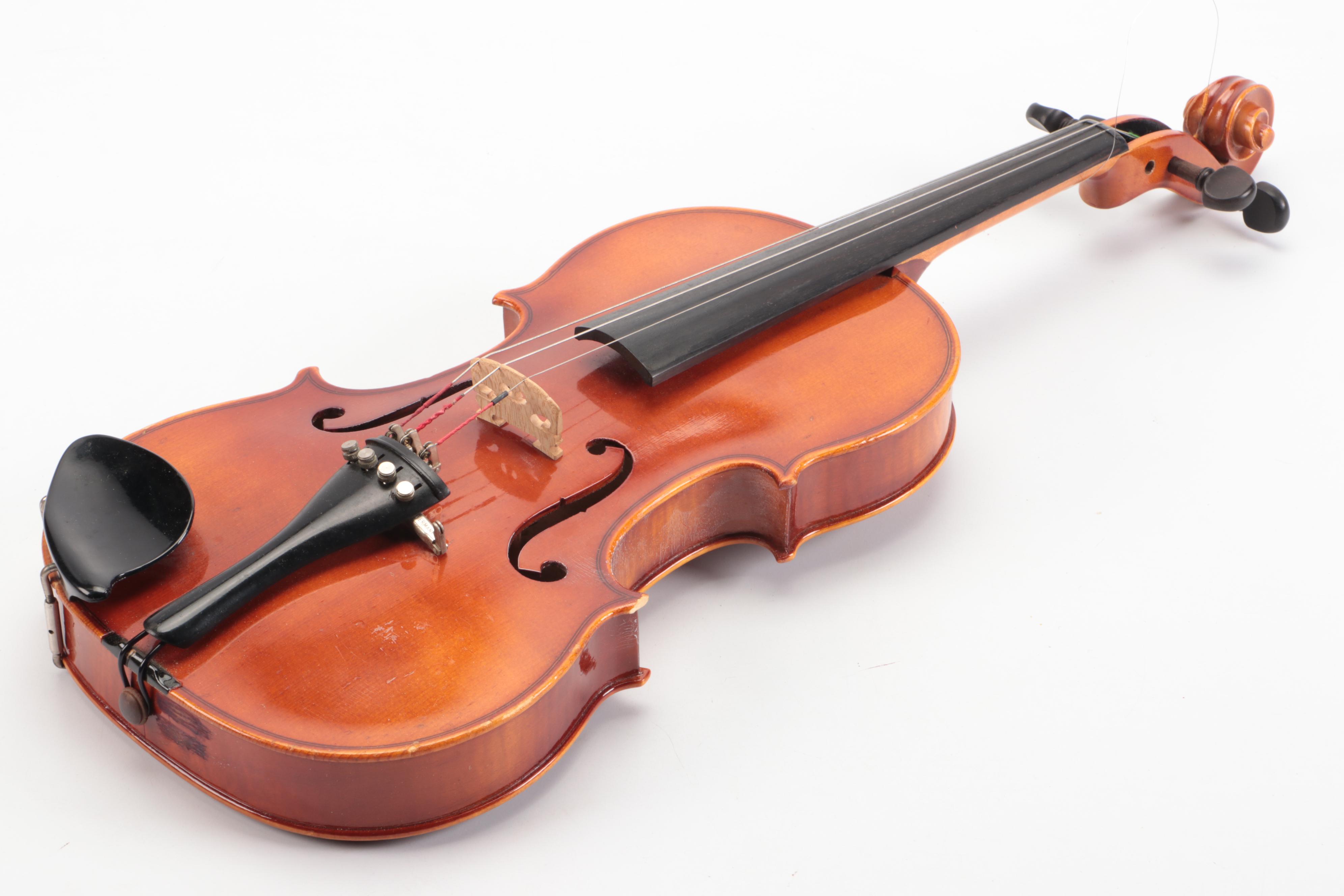 Andrew Schroetter 4/4 Size Wooden Violin with Case