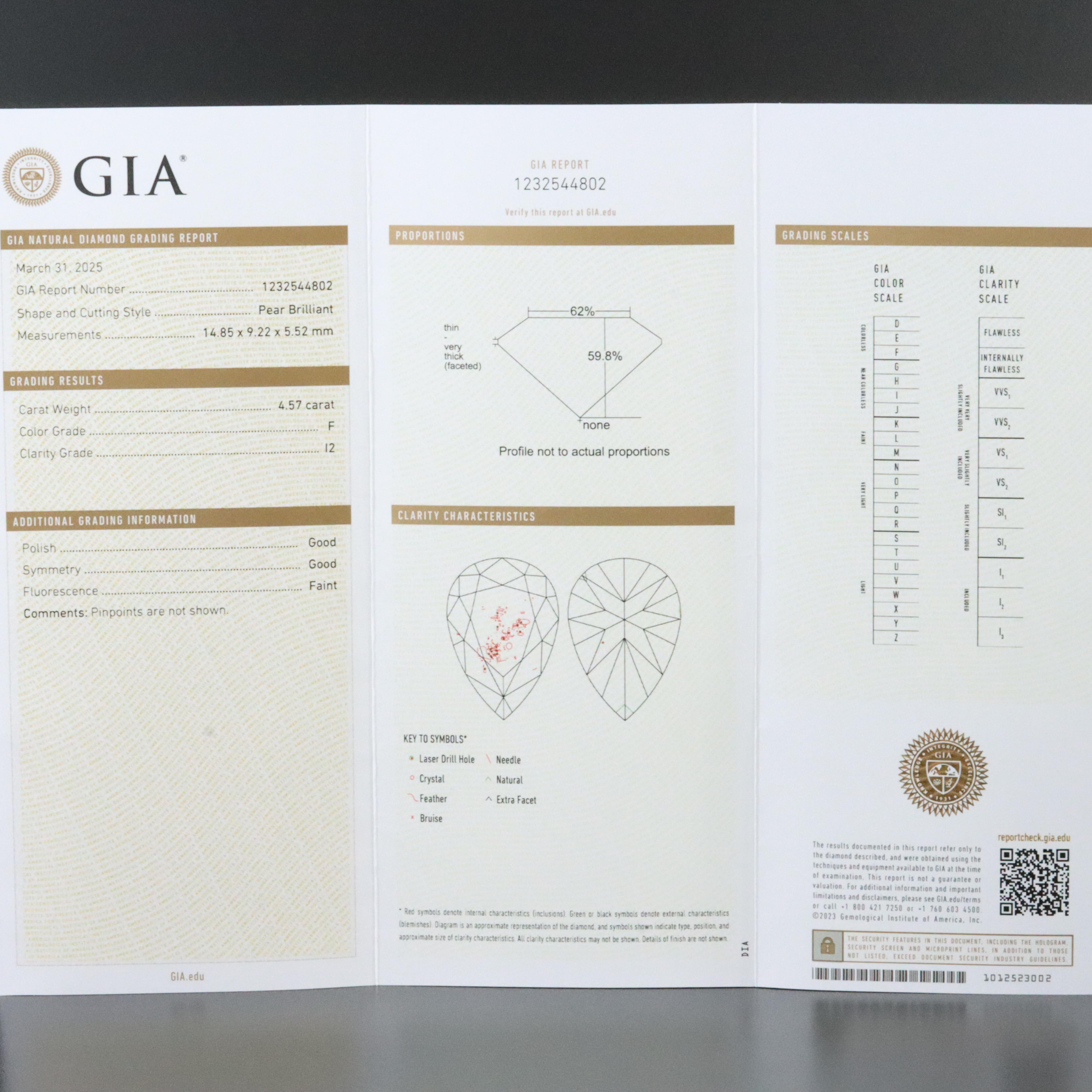 Loose 5.17 CT Diamond with GIA Report and Platinum 0.60 CTW Semi Mount Ring