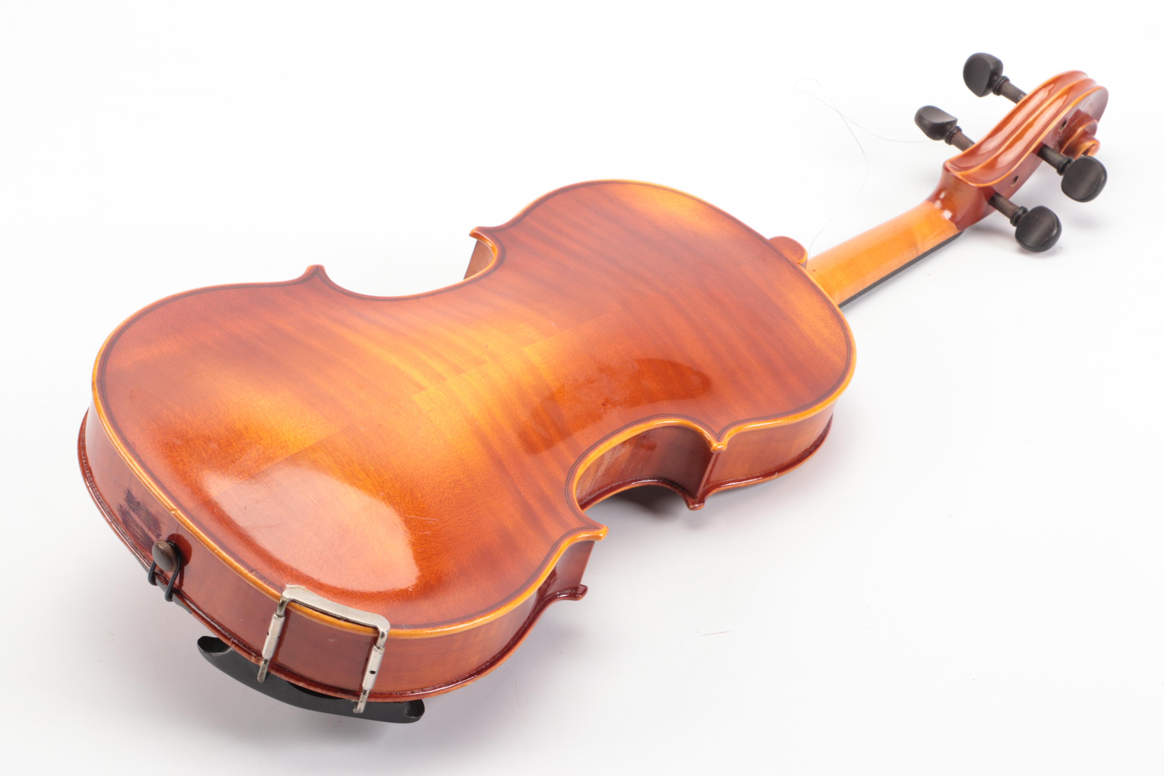 Andrew Schroetter 4/4 Size Wooden Violin with Case