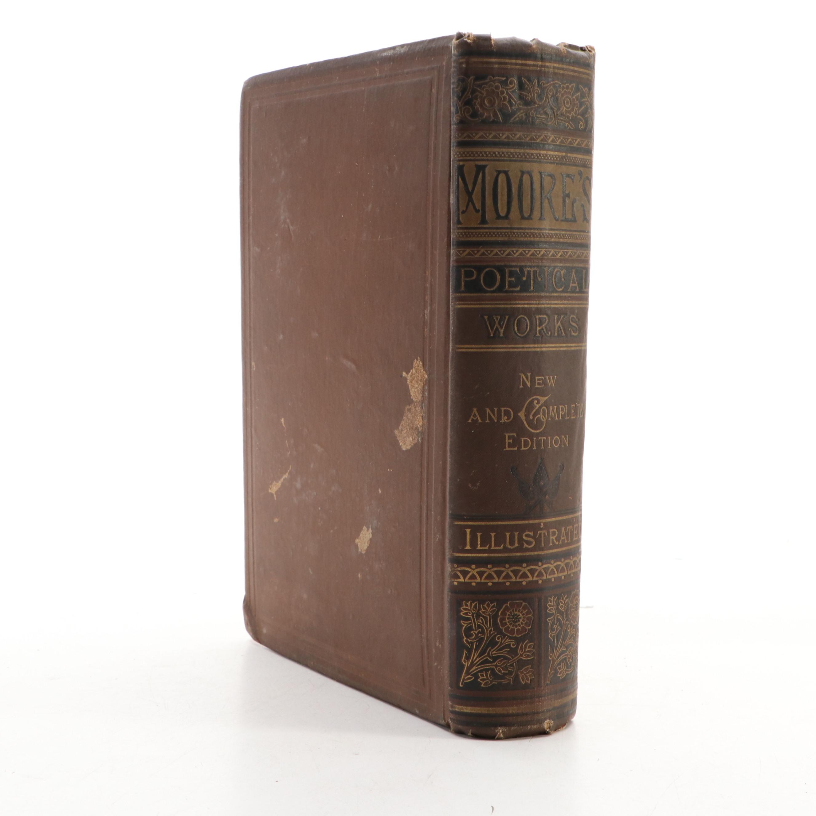 New and Complete Edition "The Poetical Works of Thomas Moore" and More Books