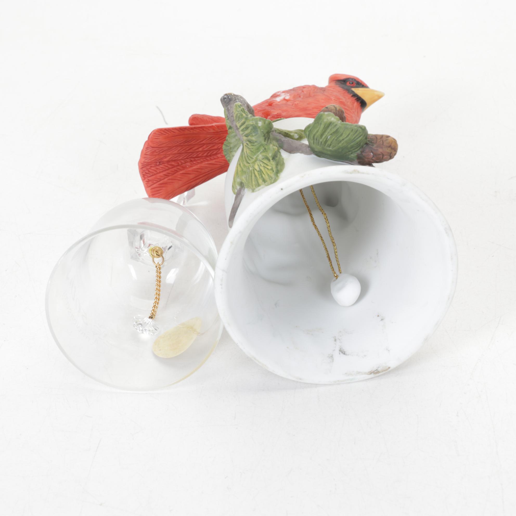 "Beam's Joice" Whiskey Decanter with Cincinnati Pig Wind Chime & Country Decor