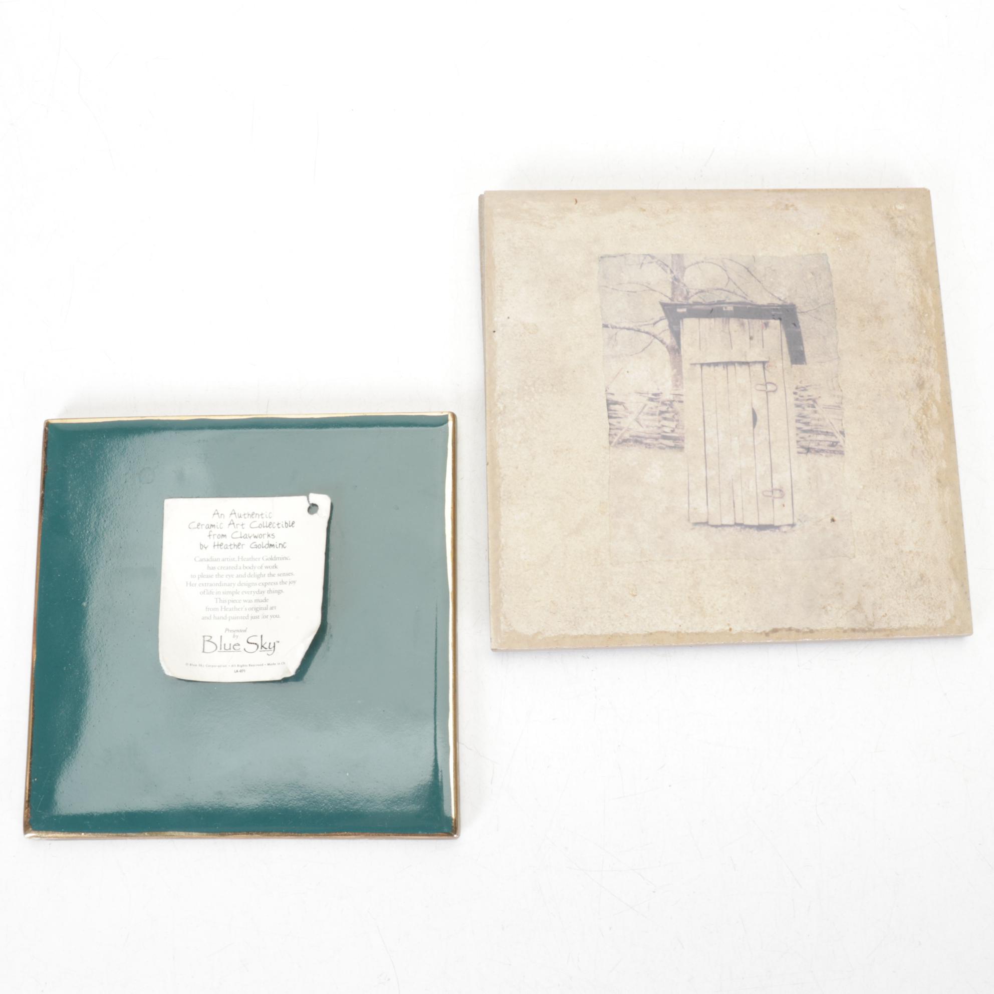 "Beam's Joice" Whiskey Decanter with Cincinnati Pig Wind Chime & Country Decor