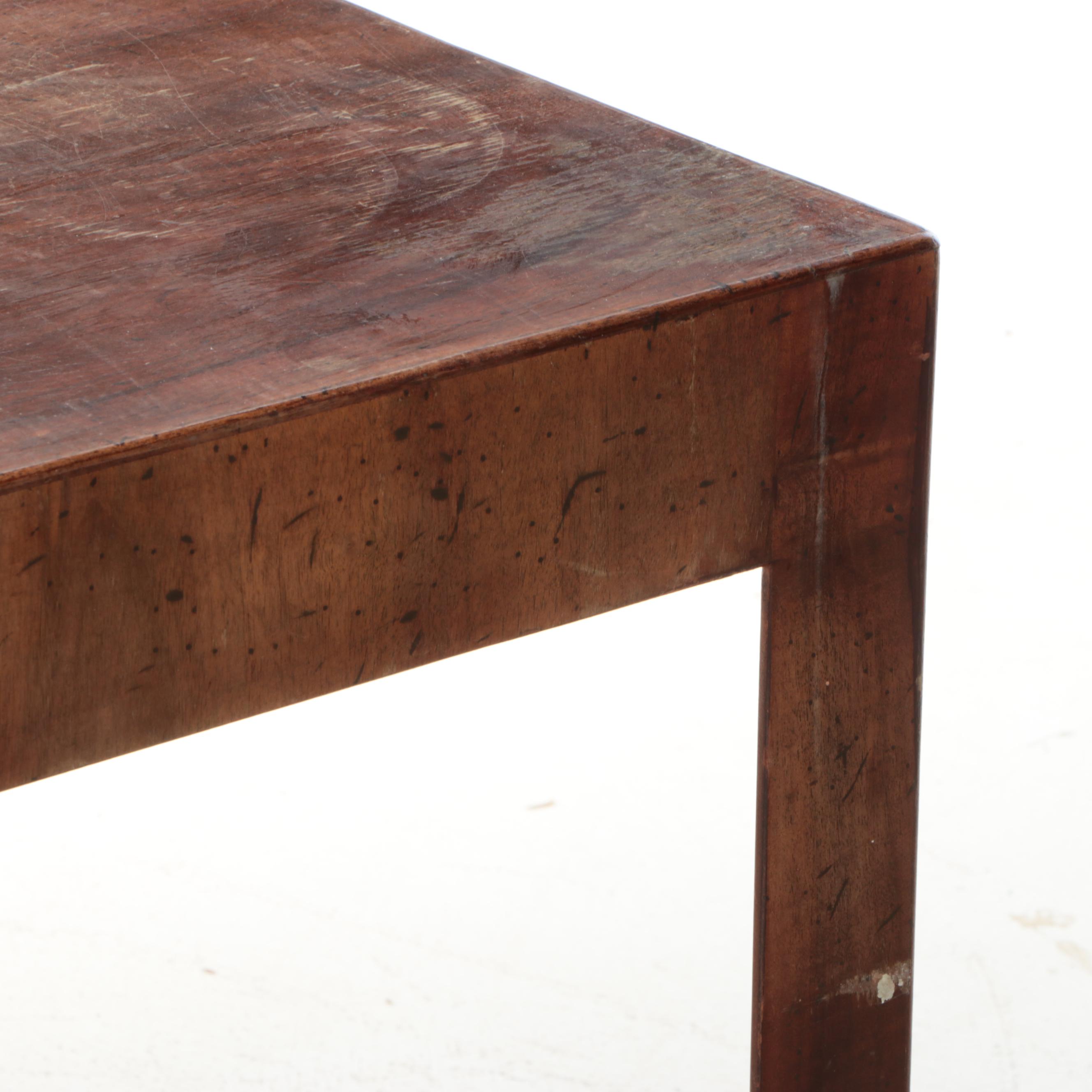 Italian Modern Parsons Style Single-Drawer Writing Table, Mid to Late 20th C.