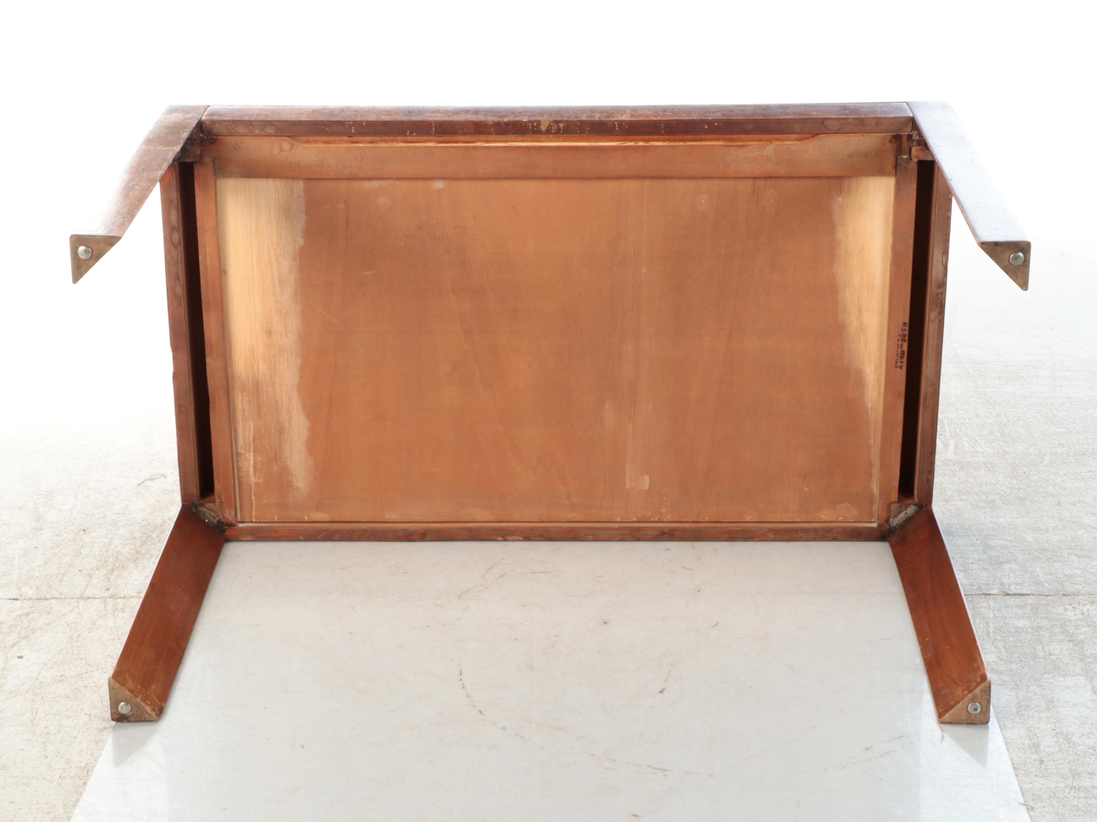 Italian Modern Parsons Style Single-Drawer Writing Table, Mid to Late 20th C.