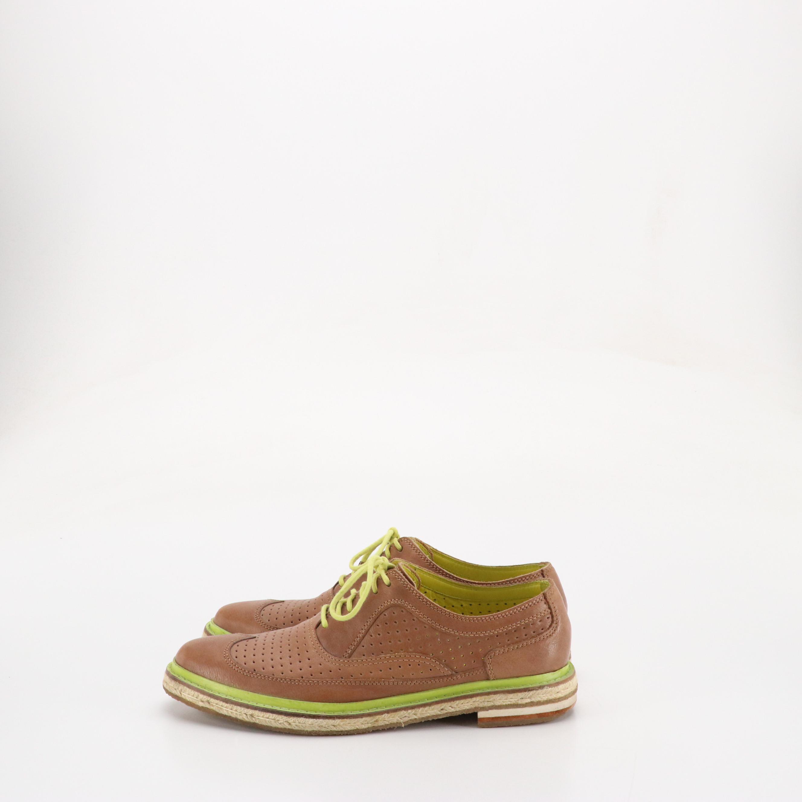 Cole Haan Emerald Green Tassel Loafers & Tan Derby Shoes, Other Shoes and Socks