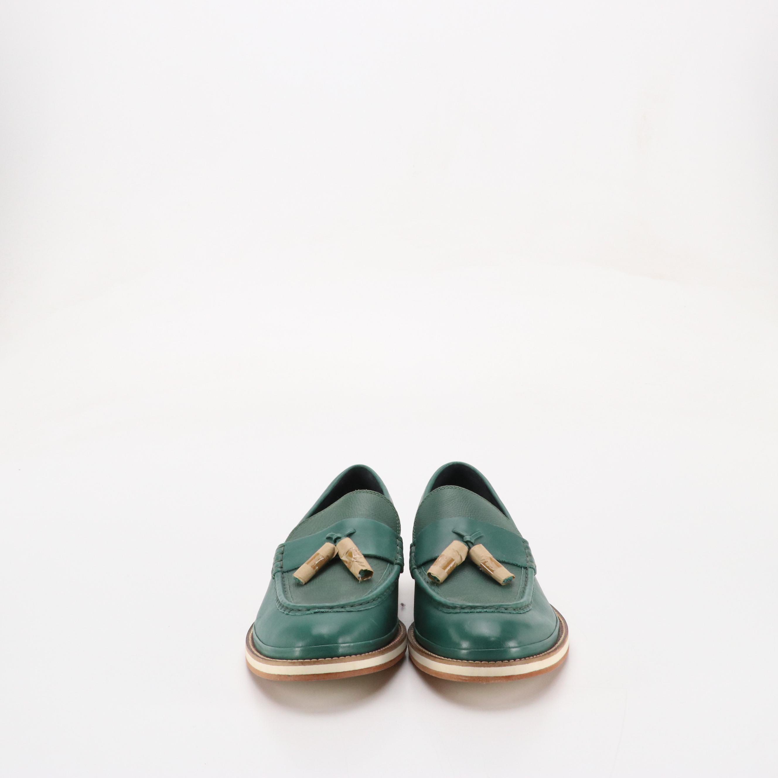 Cole Haan Emerald Green Tassel Loafers & Tan Derby Shoes, Other Shoes and Socks