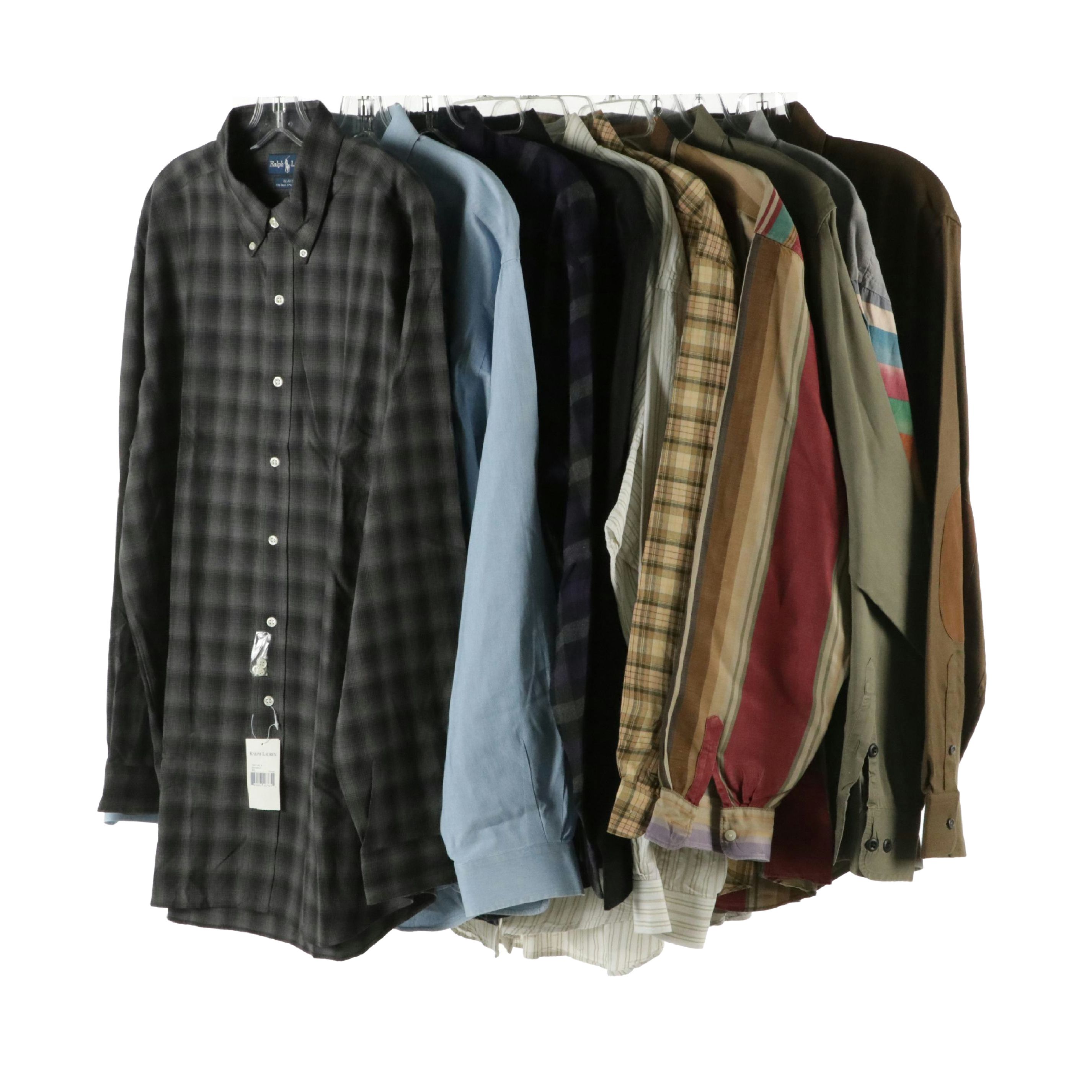 Men's Polo Ralph Lauren Plaid, Striped and Solid Button-Front Shirts