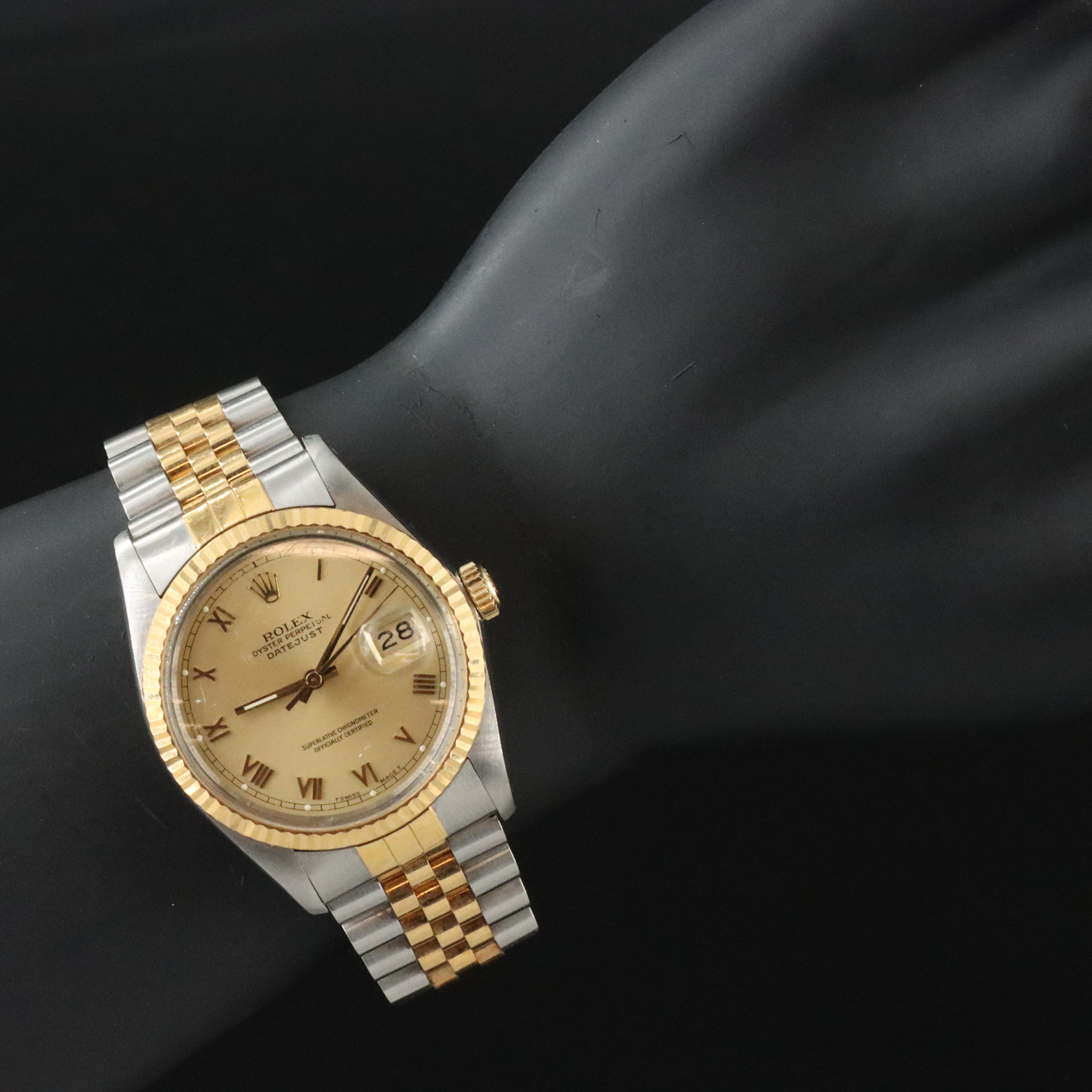 1986 Rolex Oyster Perpetual Datejust Model 16013 Watch