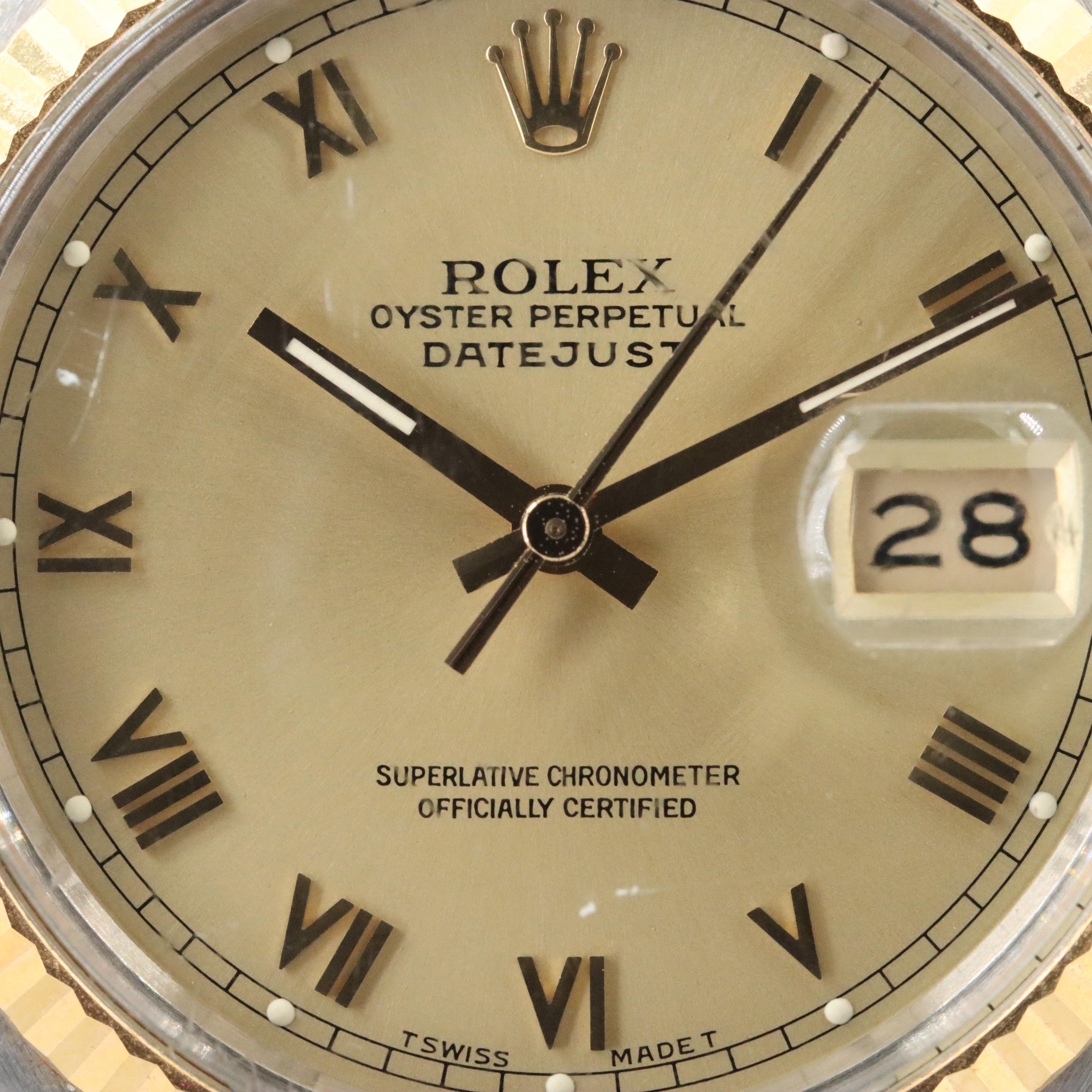 1986 Rolex Oyster Perpetual Datejust Model 16013 Watch