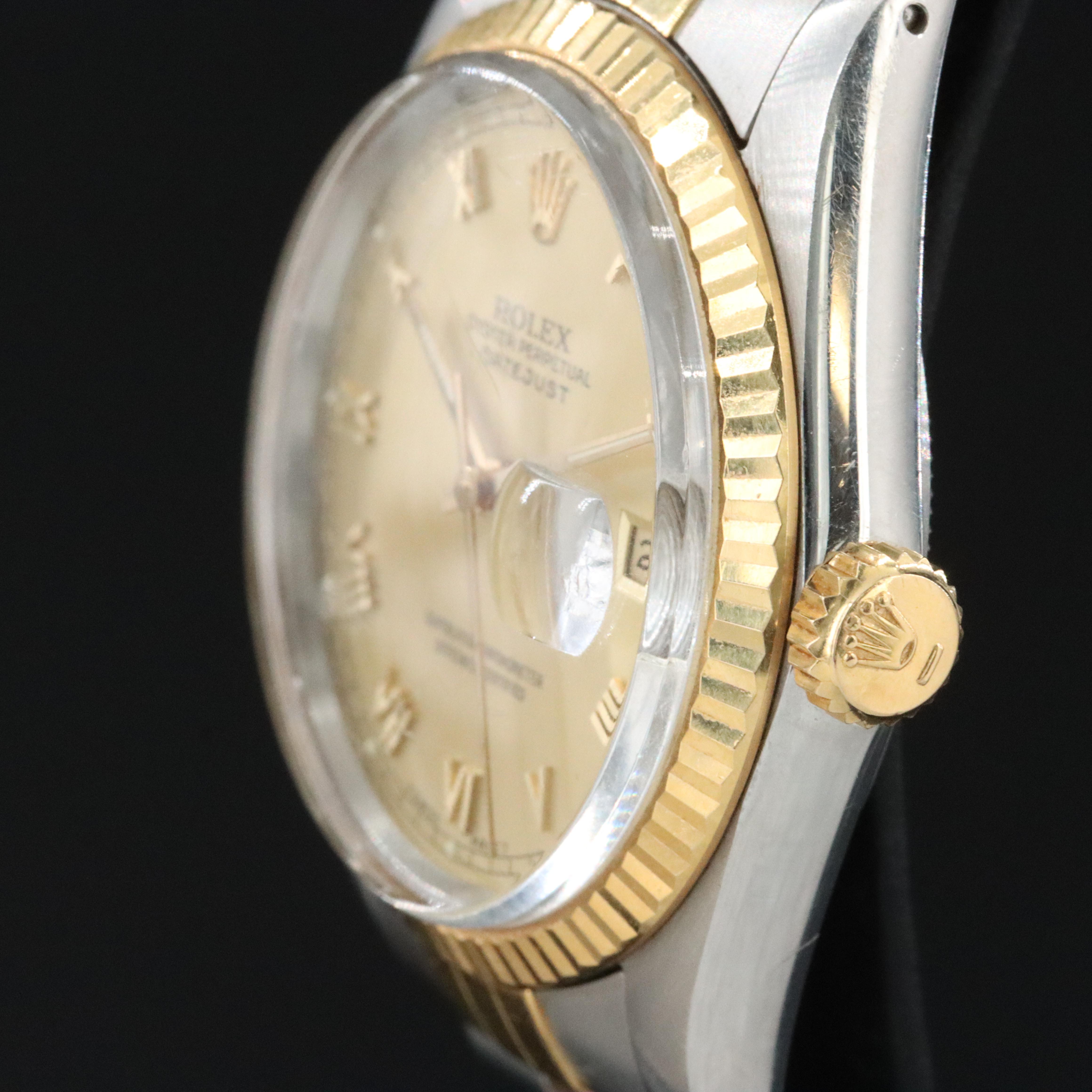 1986 Rolex Oyster Perpetual Datejust Model 16013 Watch