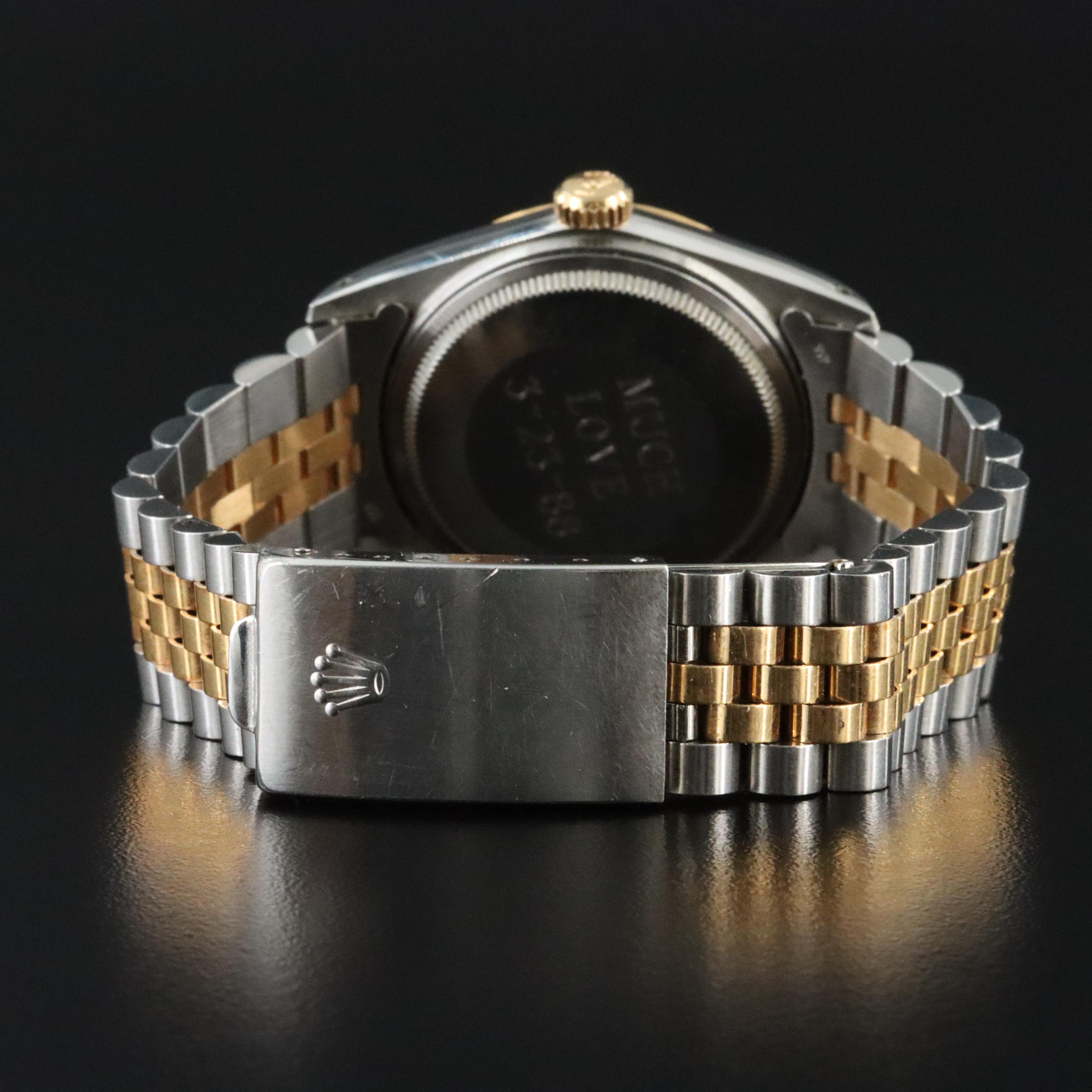 1986 Rolex Oyster Perpetual Datejust Model 16013 Watch