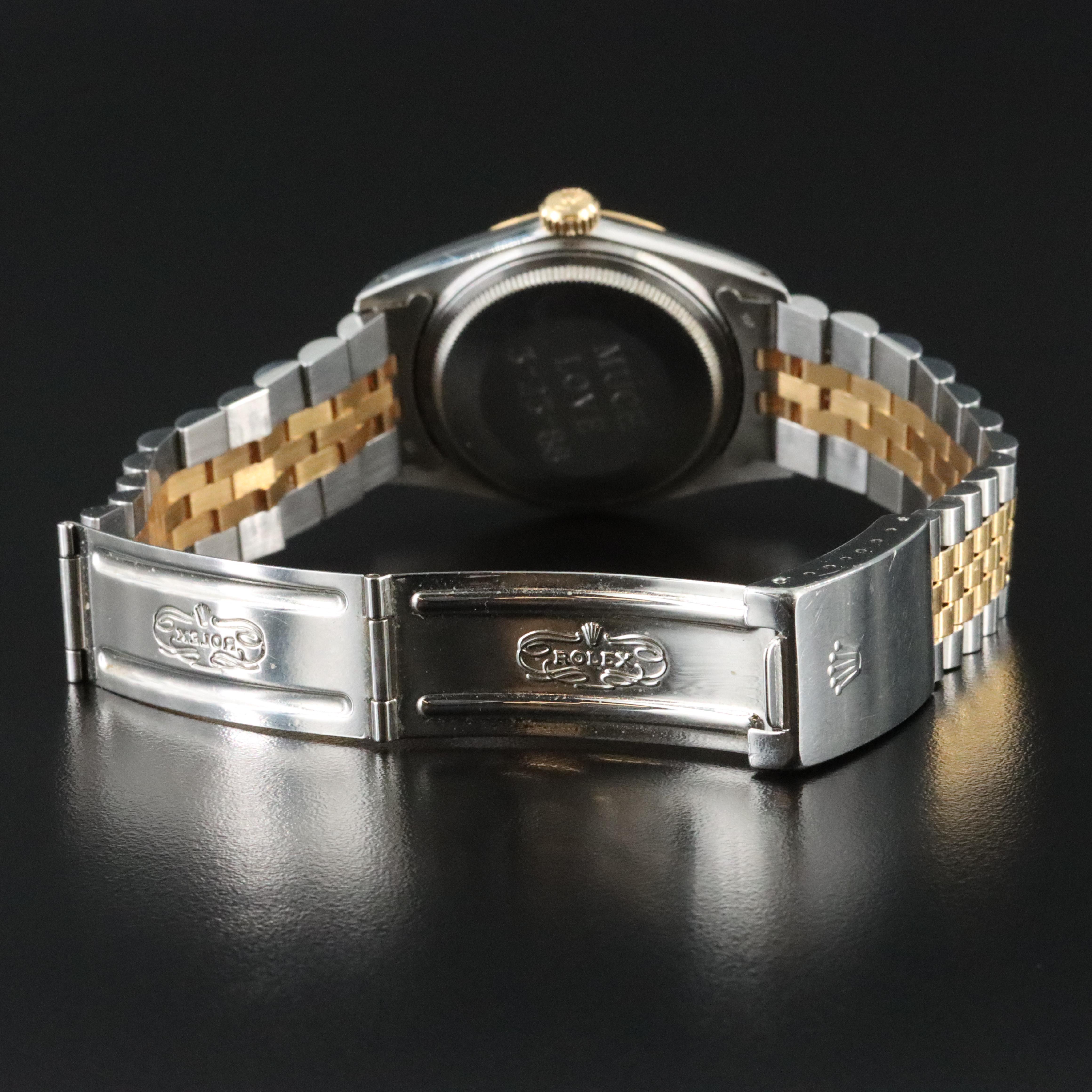 1986 Rolex Oyster Perpetual Datejust Model 16013 Watch