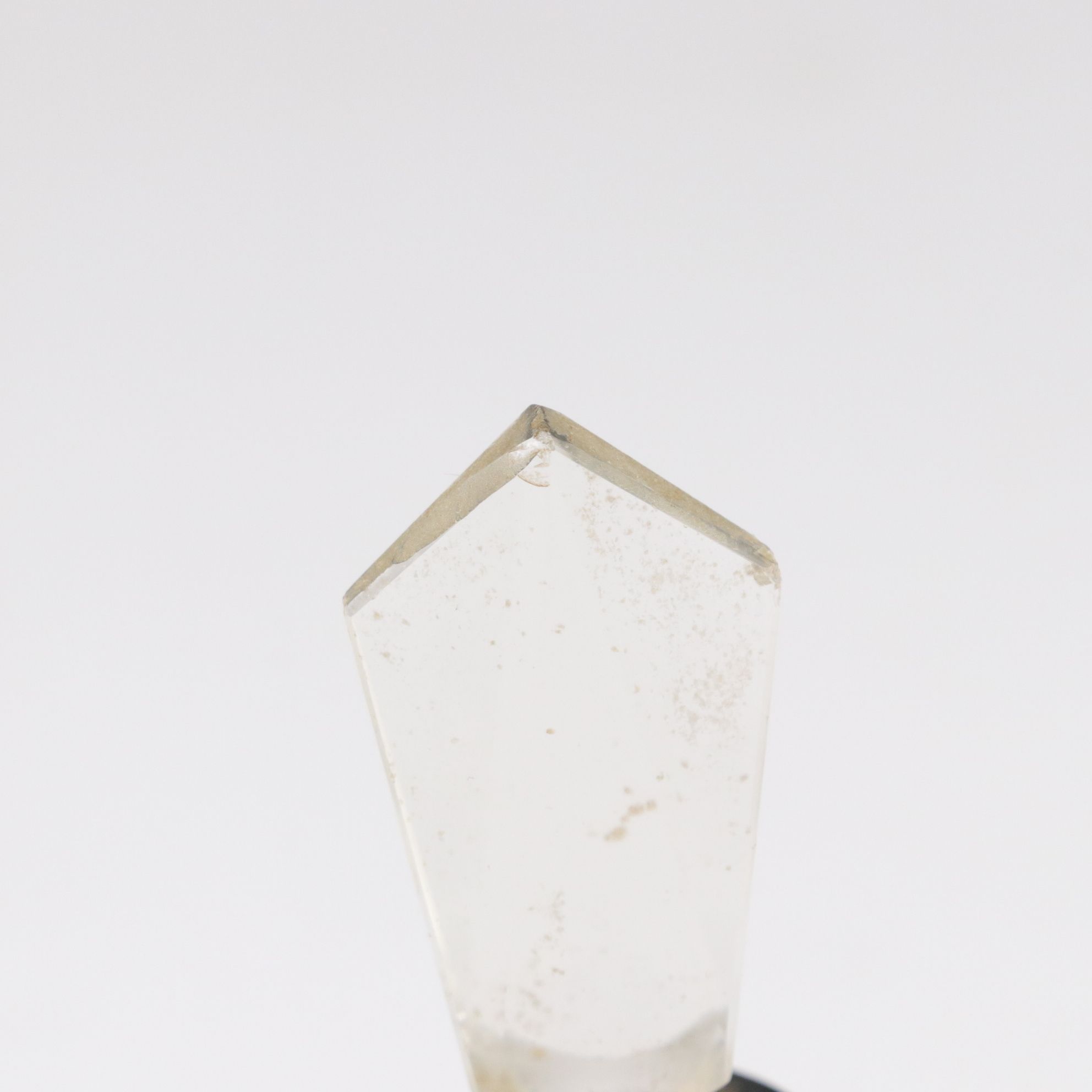 Victorian Sterling Silver Clothes Brush and Cut  Black Glass Perfume Bottle