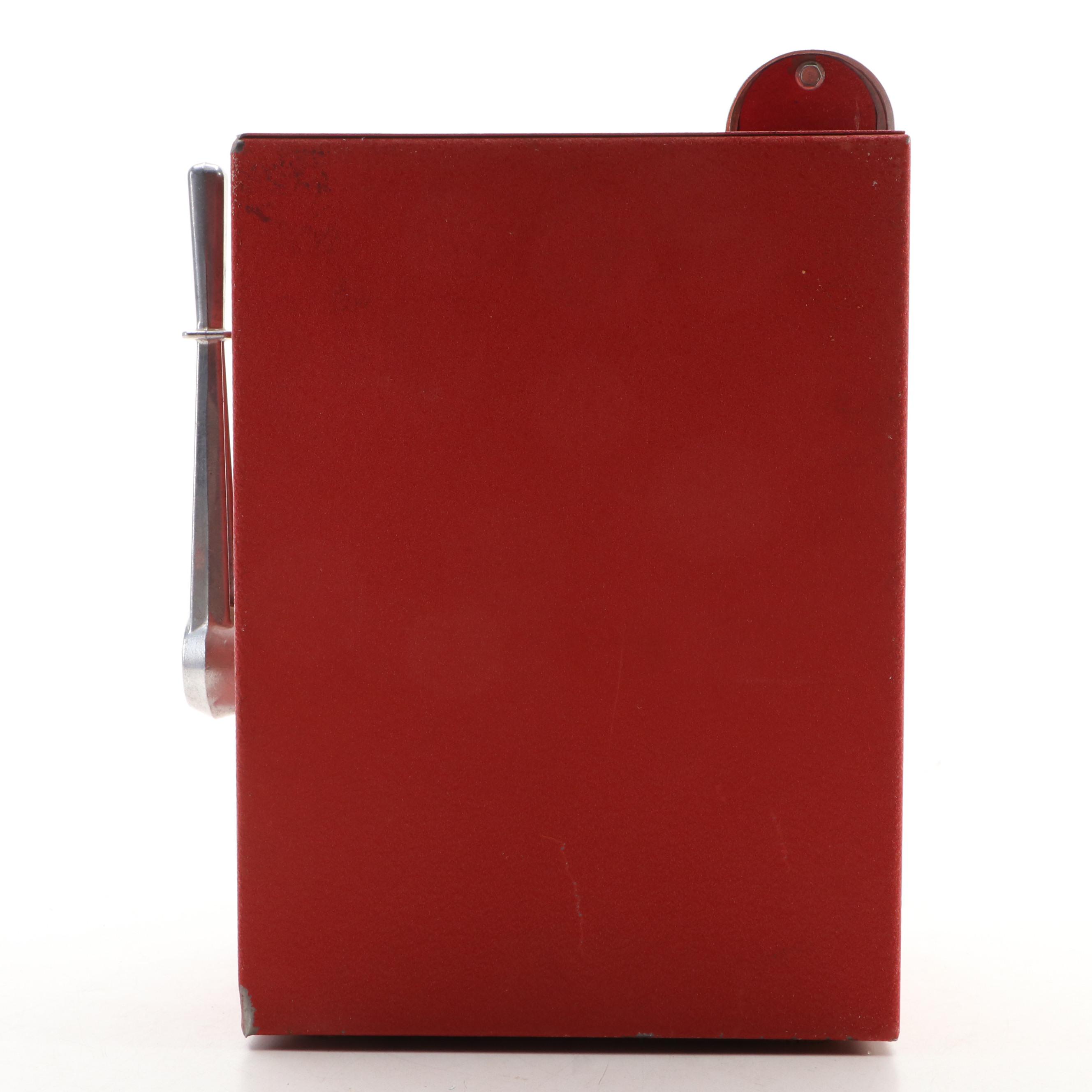 Reno Nevada Metal Slot Machine Bank, Mid-20th Century