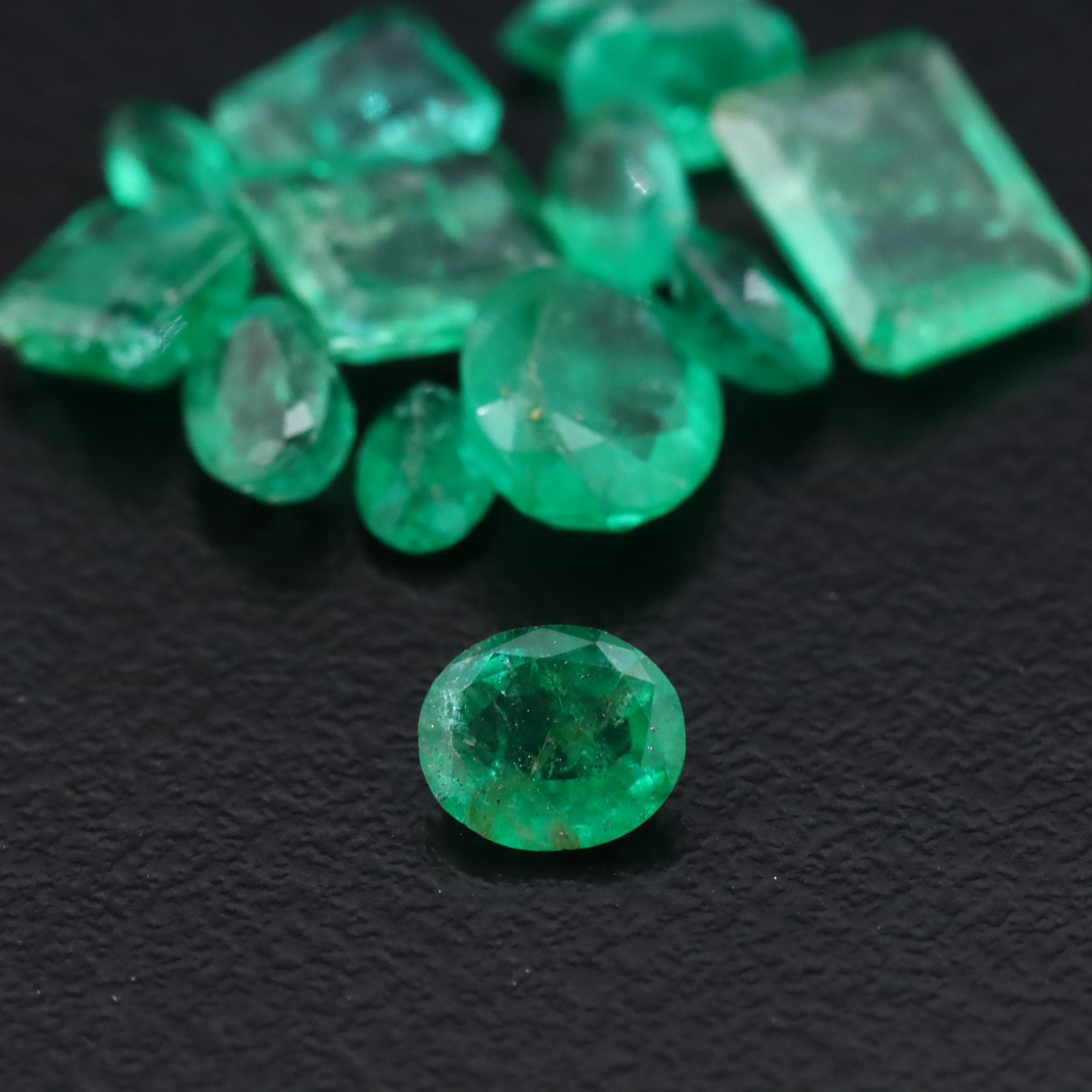 Loose 5.13 CTW Emeralds