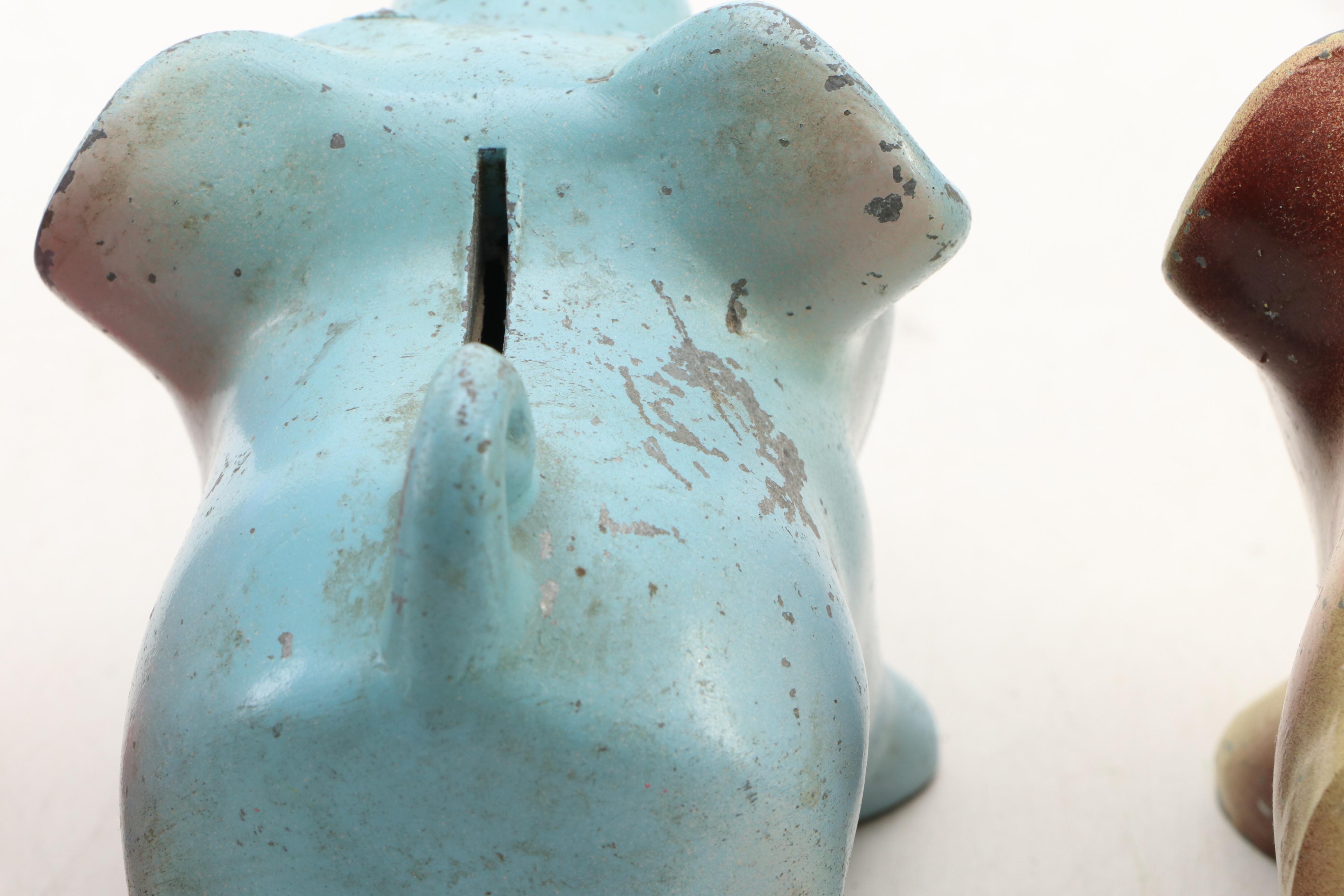 Whittier Savings and Loan Association with Other Piggy Banks, Mid-20th Century