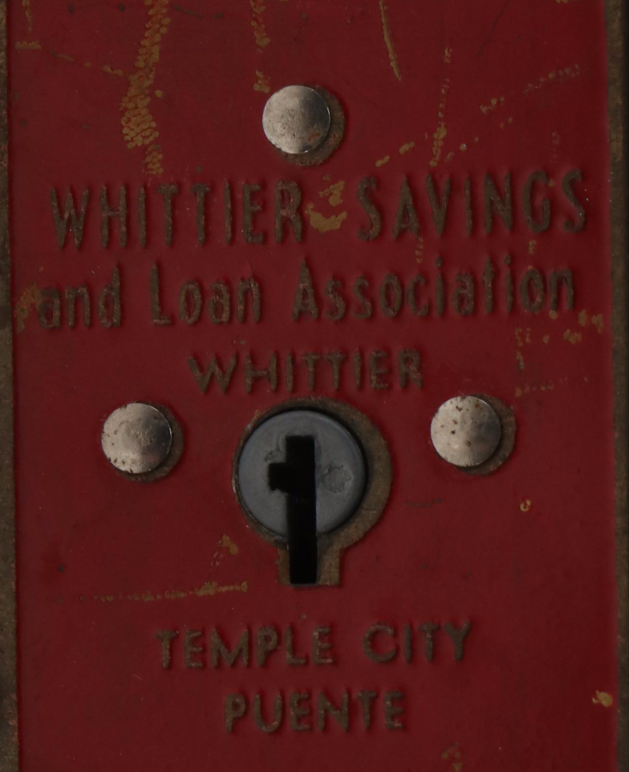 Whittier Savings and Loan Association with Other Piggy Banks, Mid-20th Century