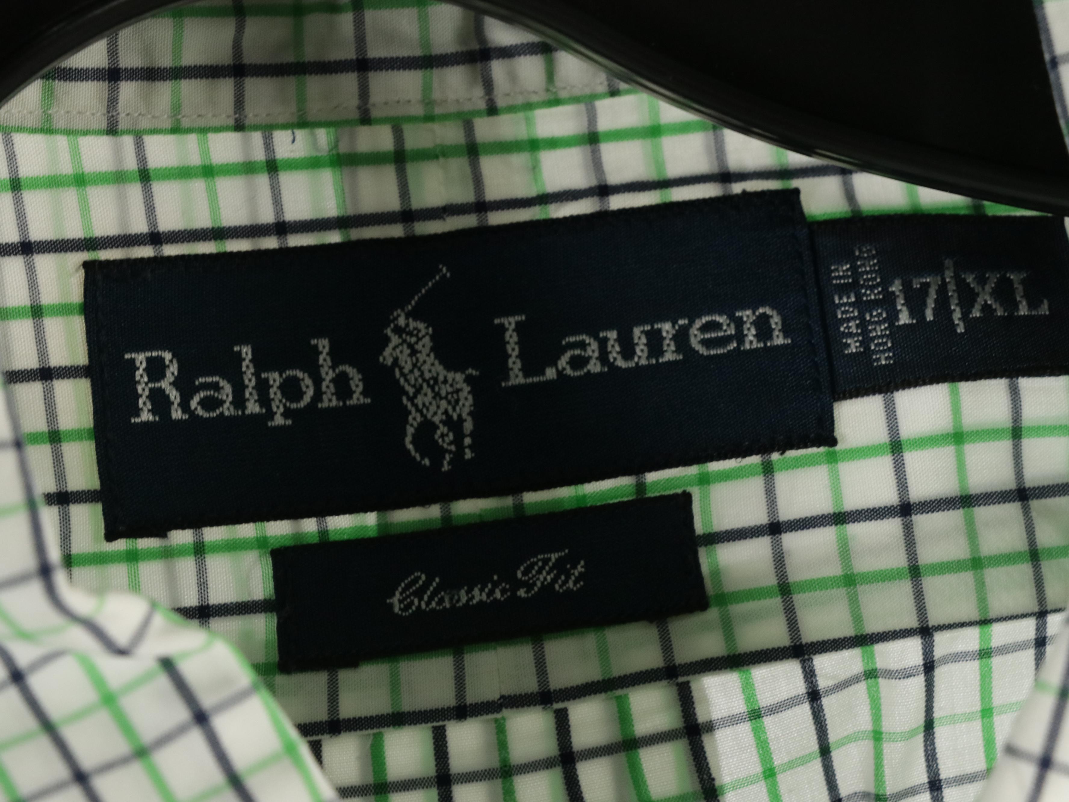 Men's Ralph Lauren Plaid, Striped and Solid Cotton Button-Down Shirts