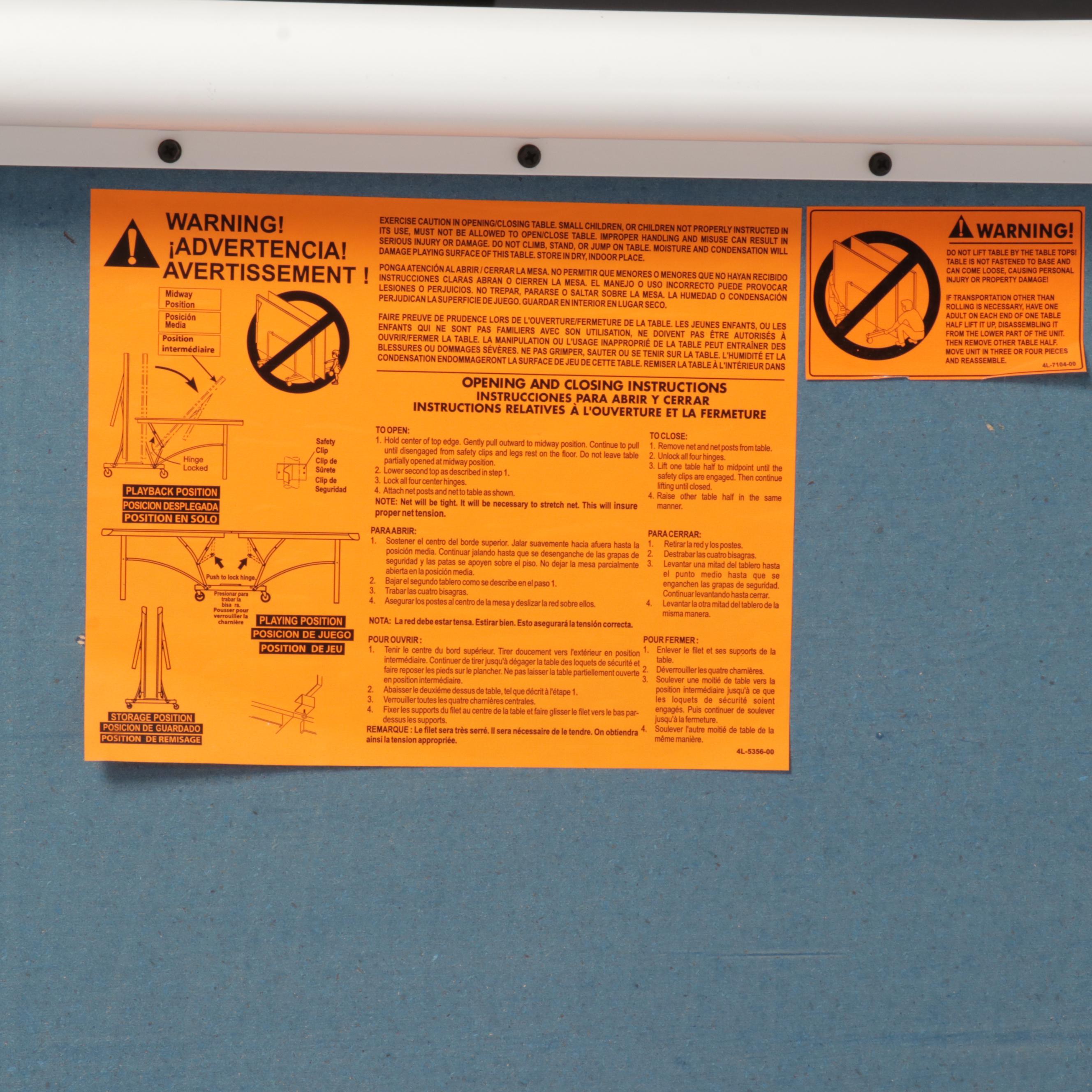 Stiga Folding Table Tennis Table