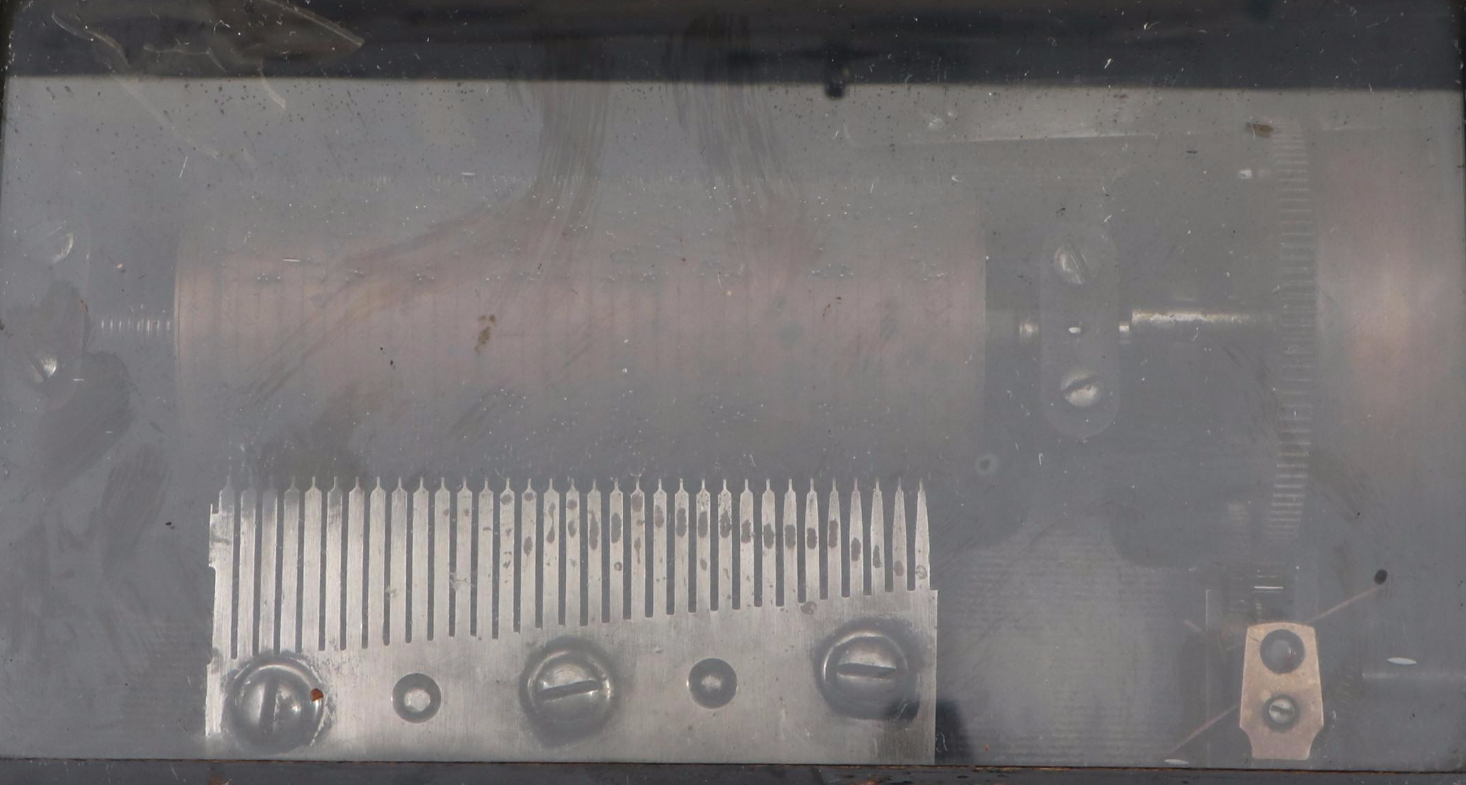 Victorian Rosewood Cylindrical Music Box, Late 19th/ Early 20th Century