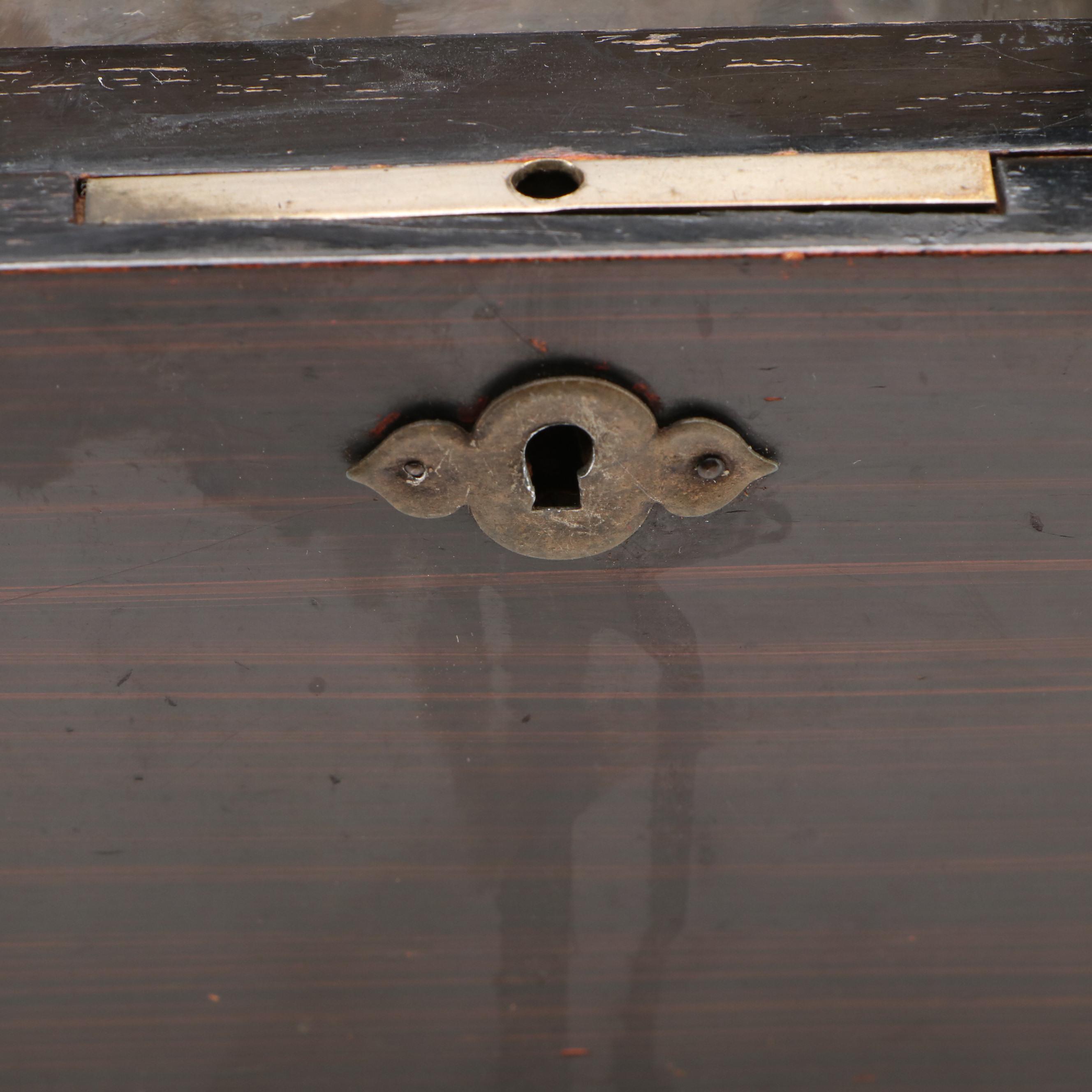 Victorian Rosewood Cylindrical Music Box, Late 19th/ Early 20th Century