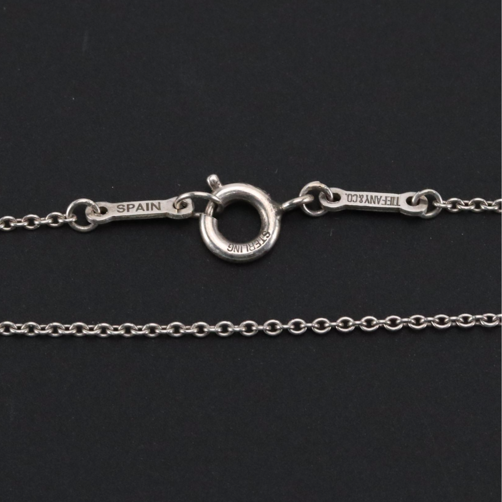 Elsa Peretti for Tiffany & Co. Sterling Open Teardrop Pendant Necklace with Box