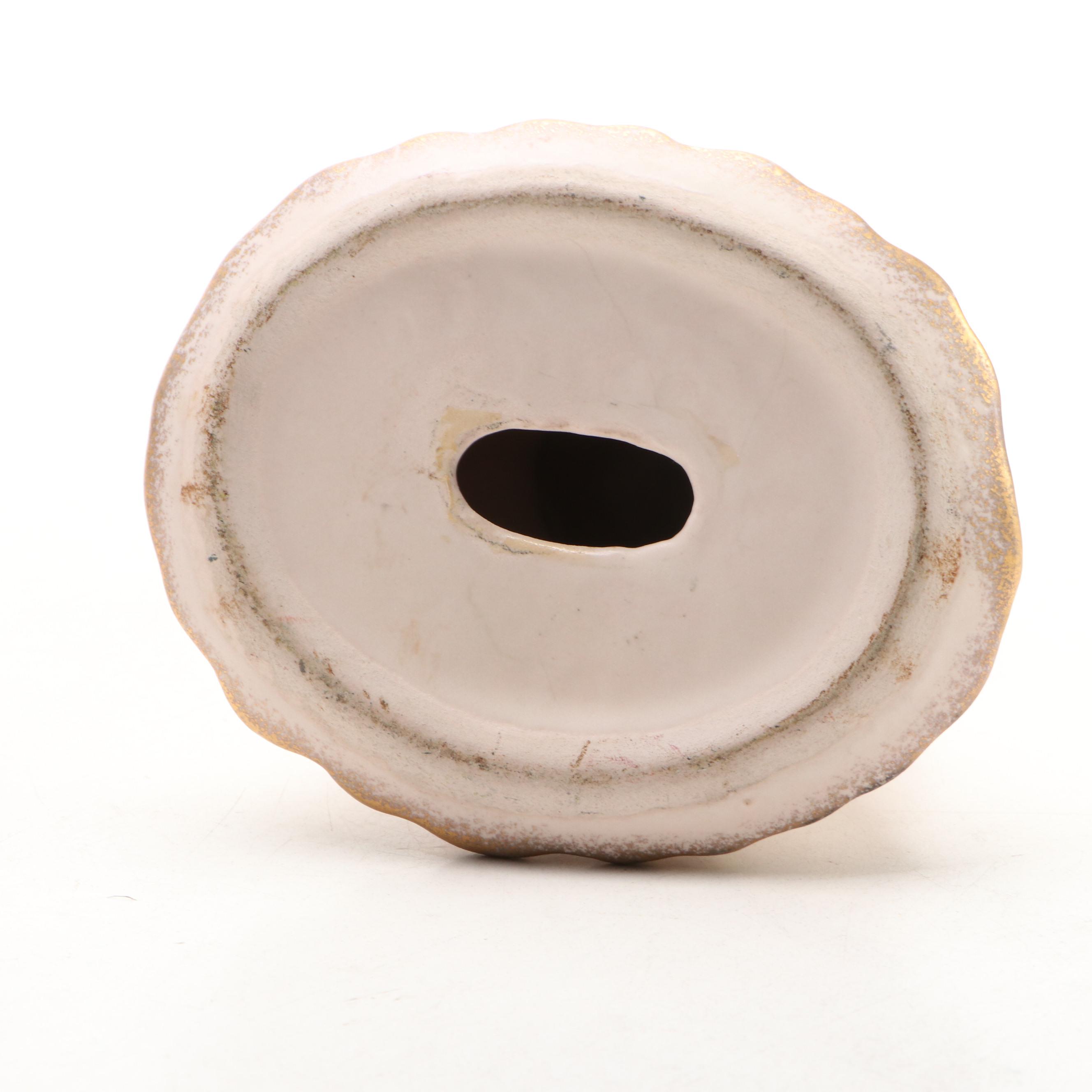 N. S. Gustin "Nothing to Wear" Coin Bank with TV Lamp and More Ceramic Décor