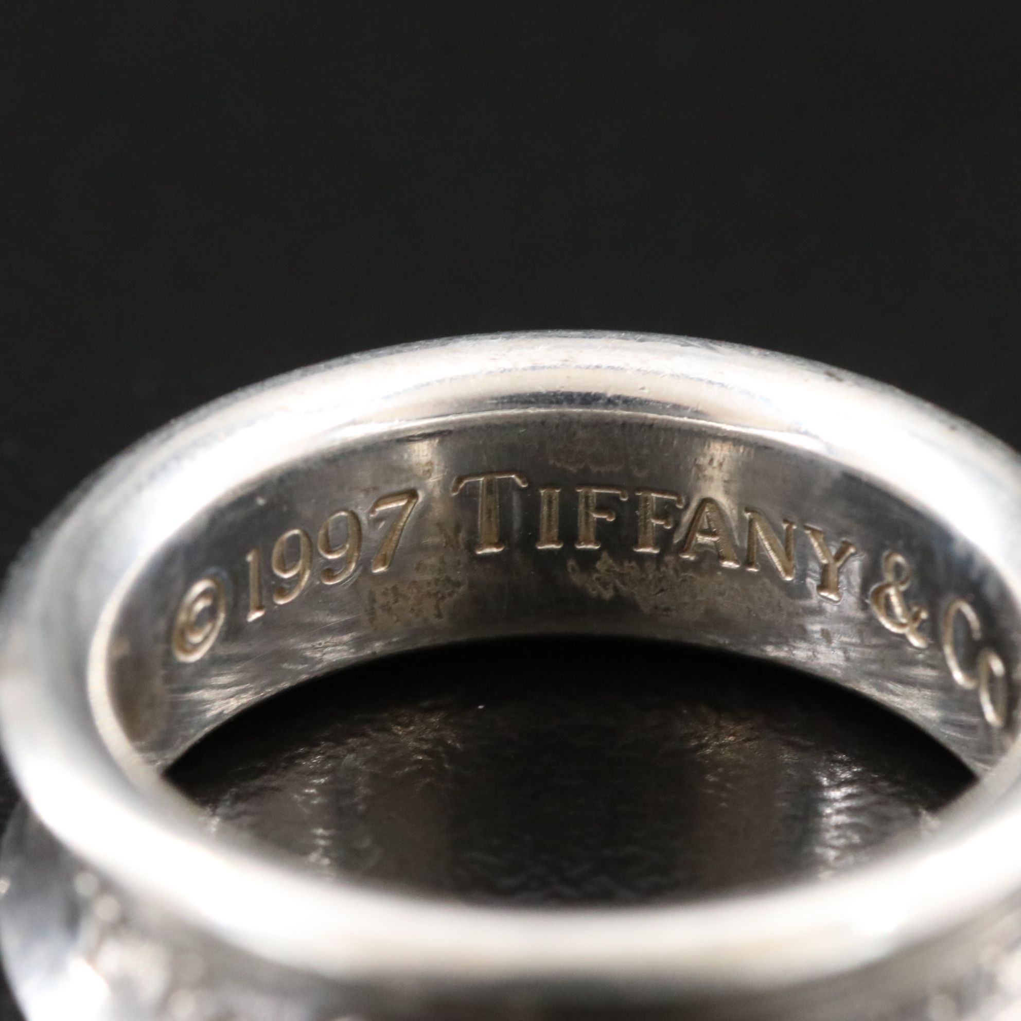 Tiffany & Co. Atlas Sterling Ring and Necklace