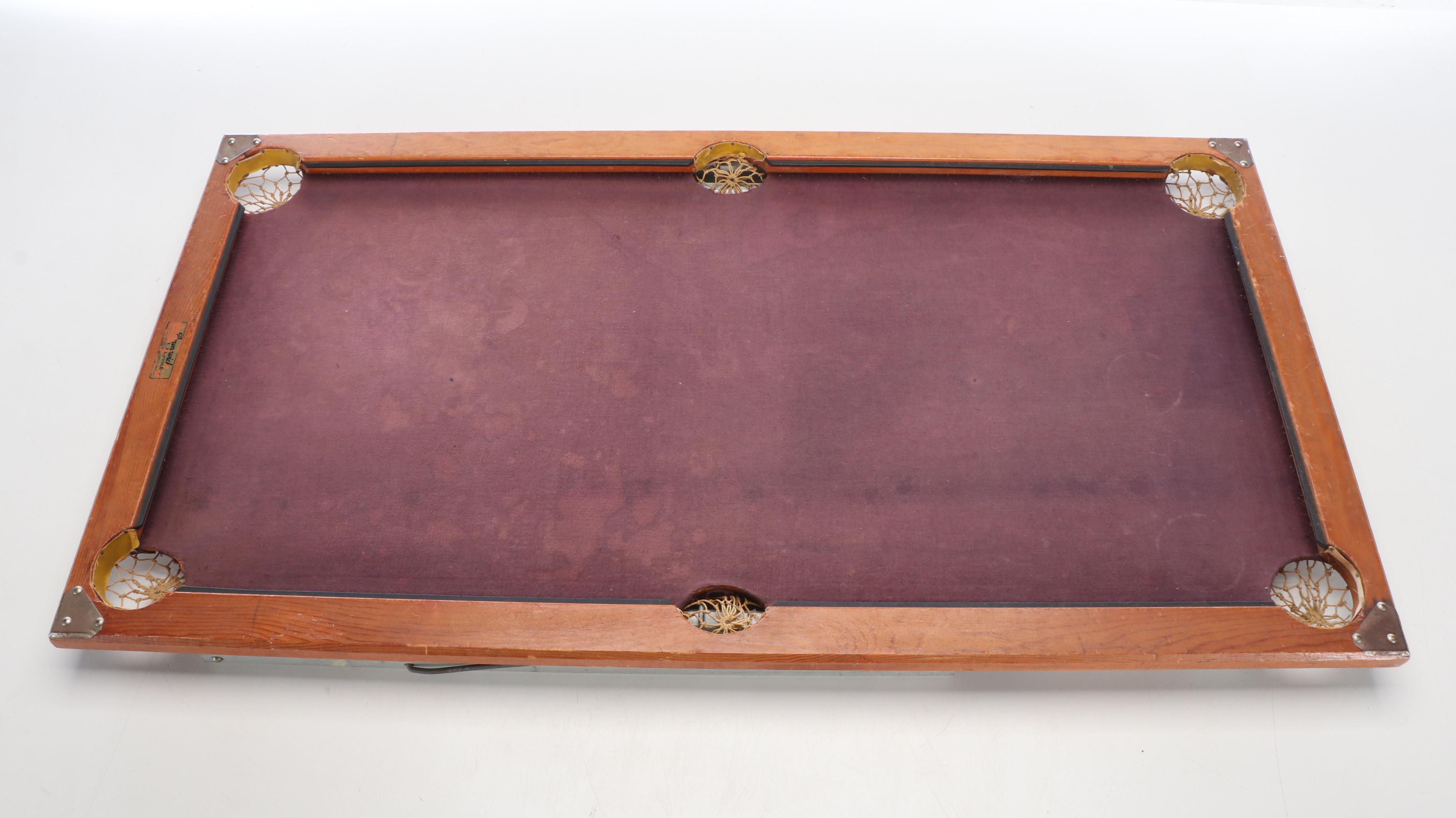 Brunswick Child's Size Pool Table, 1930s