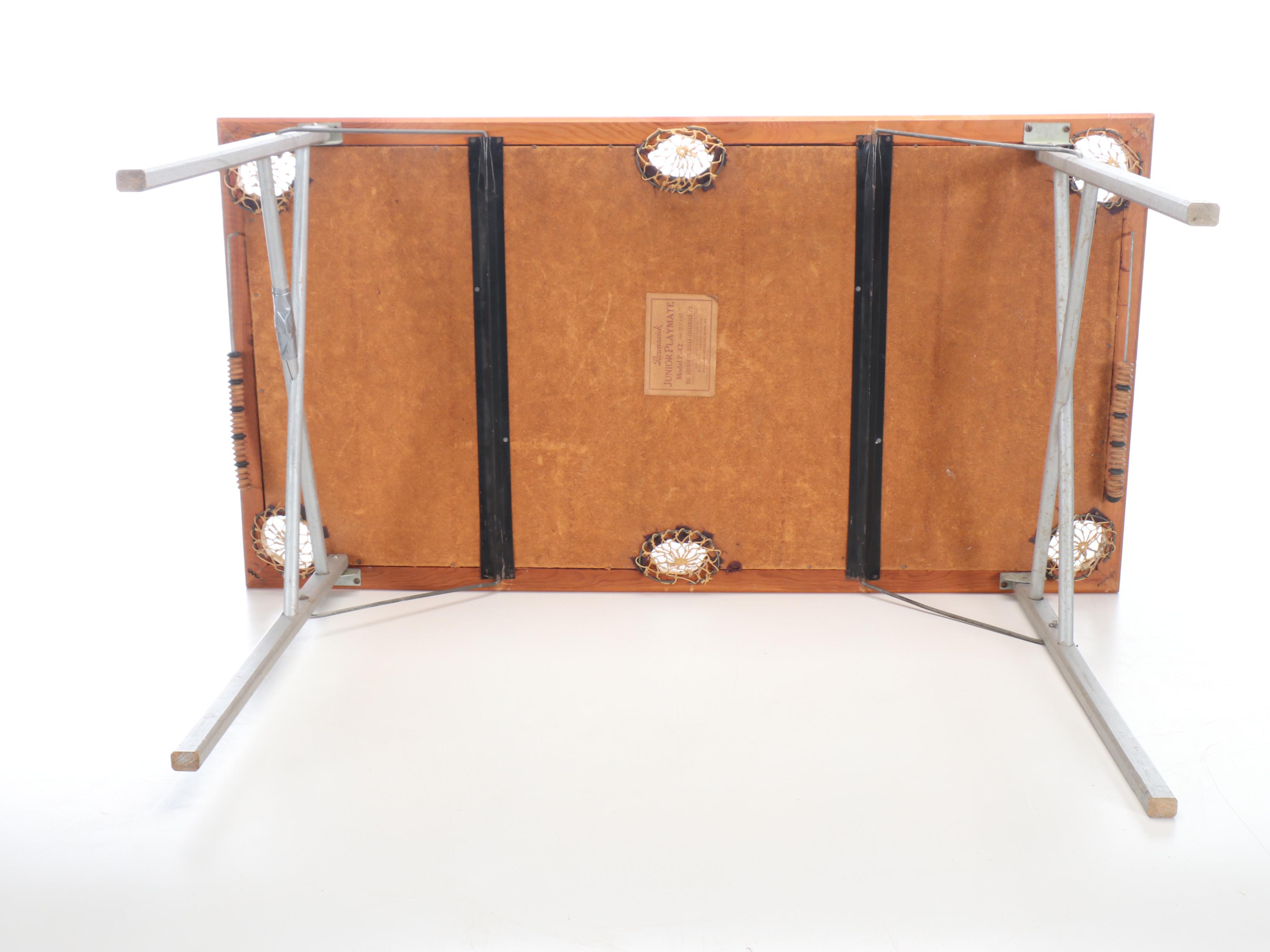 Brunswick Child's Size Pool Table, 1930s