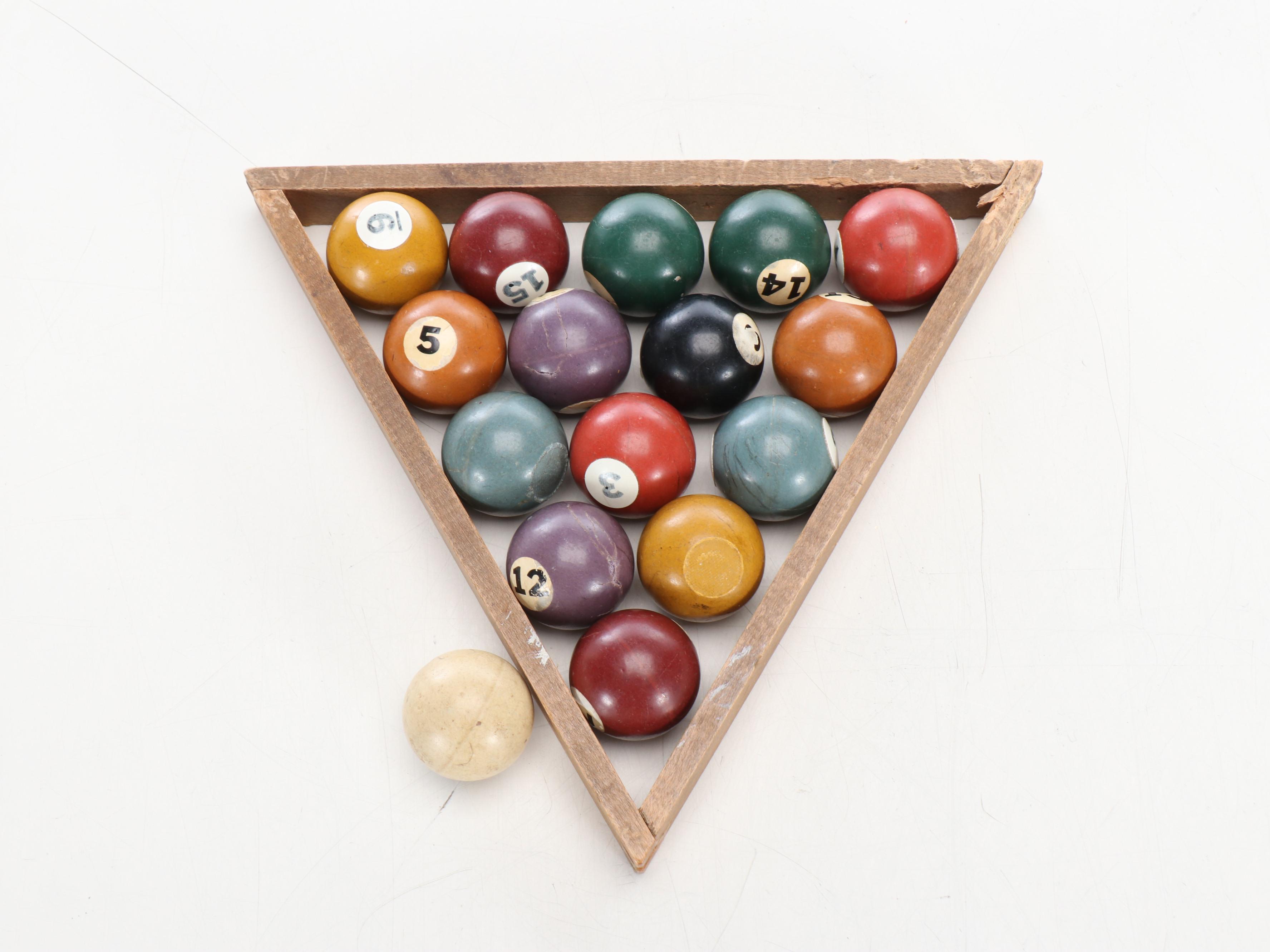 Brunswick Child's Size Pool Table, 1930s