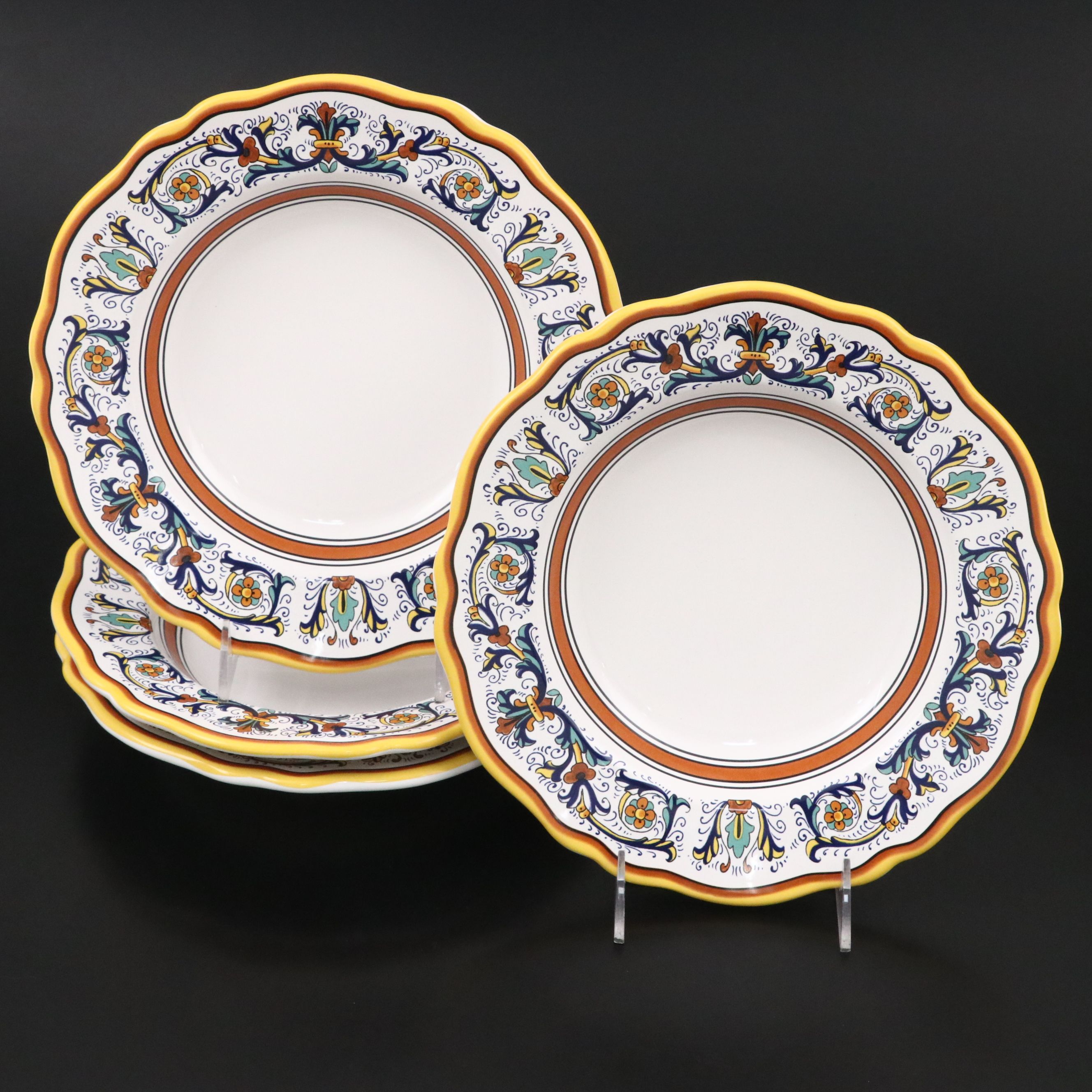 Sur La Table "Nova Deruta" Italian Majolica Plates