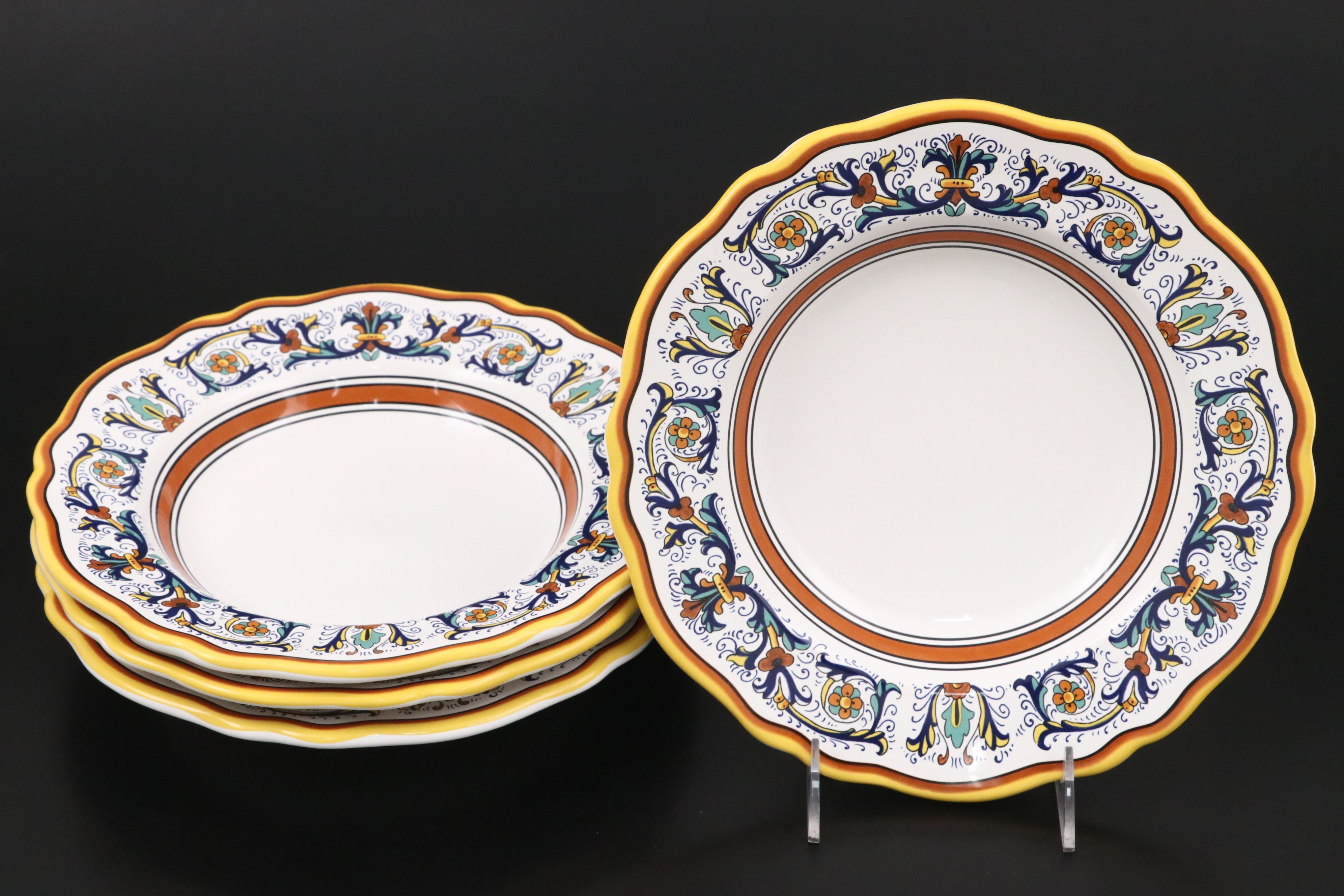 Sur La Table "Nova Deruta" Italian Majolica Plates