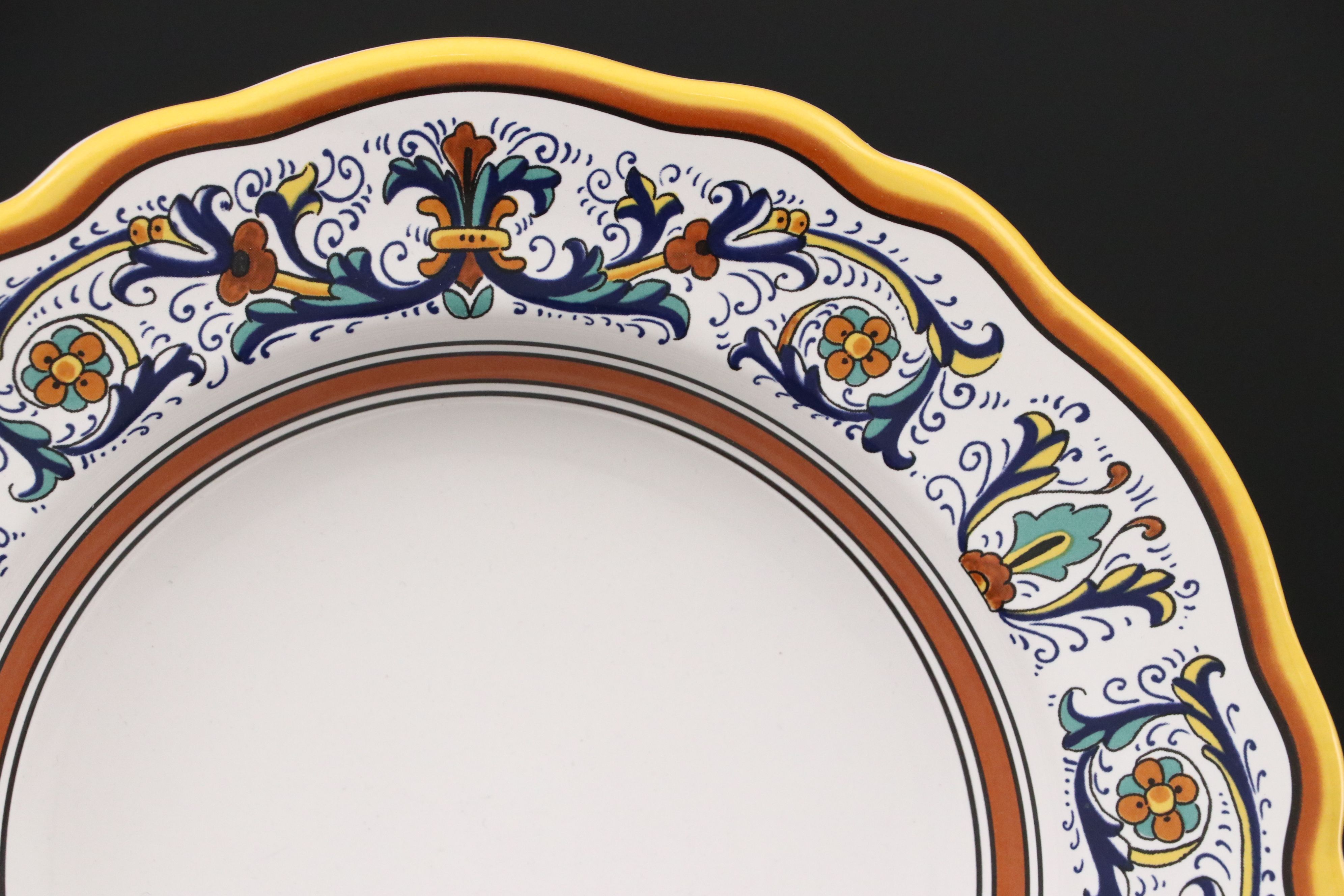 Sur La Table "Nova Deruta" Italian Majolica Plates