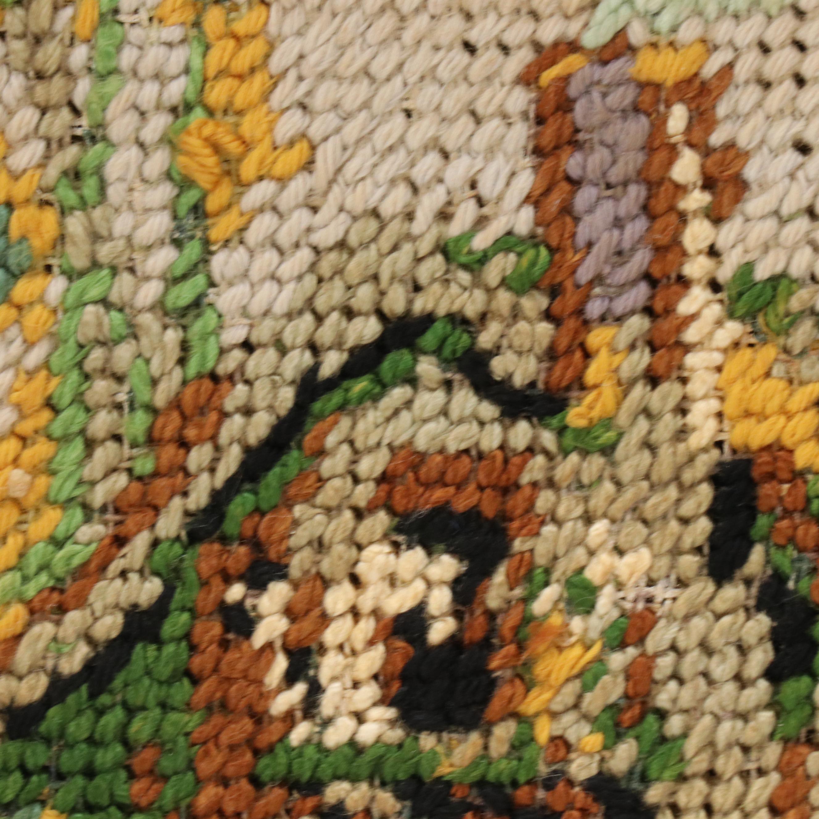 Needlepoint Scene of Grist Watermill